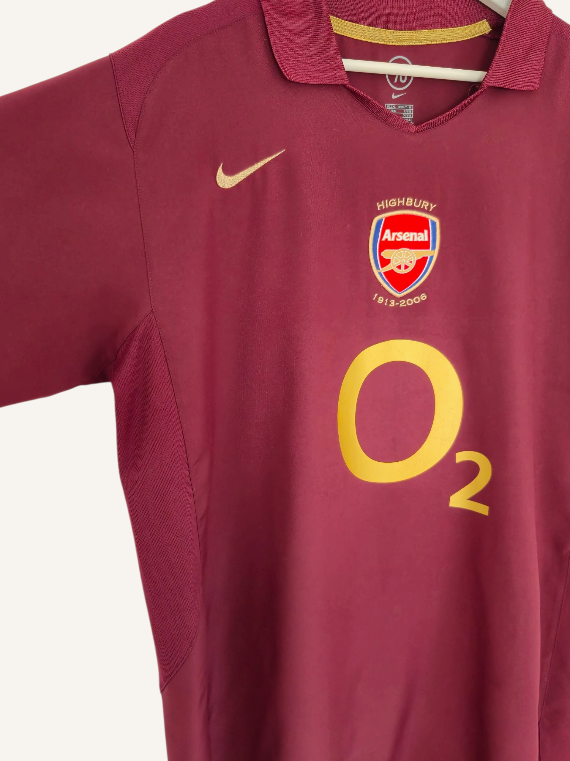Arsenal FC 2005-2006 Henry Highbury Home Shirt (XL)