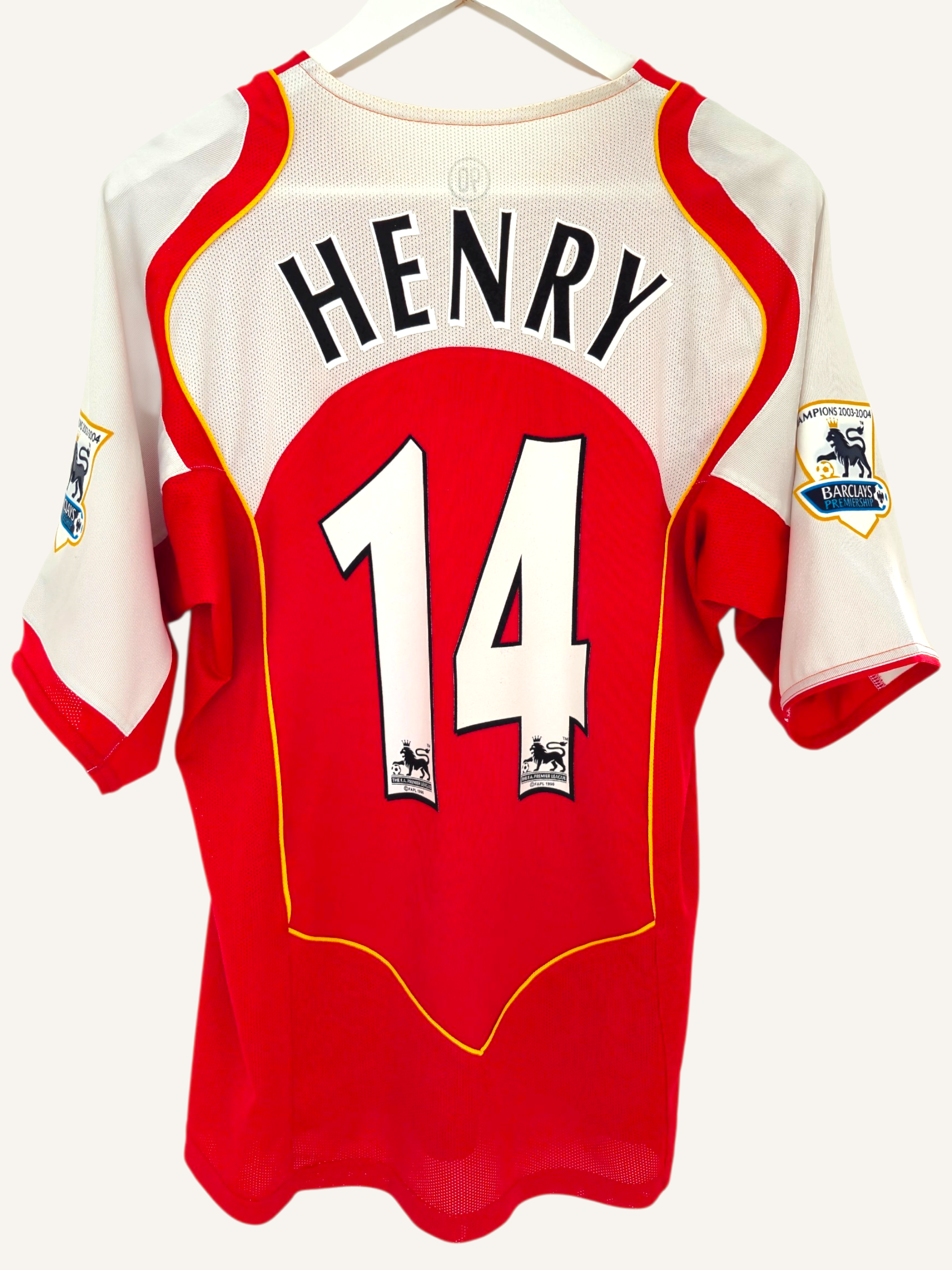 Arsenal FC 2004-2005 Henry Home Shirt (L)
