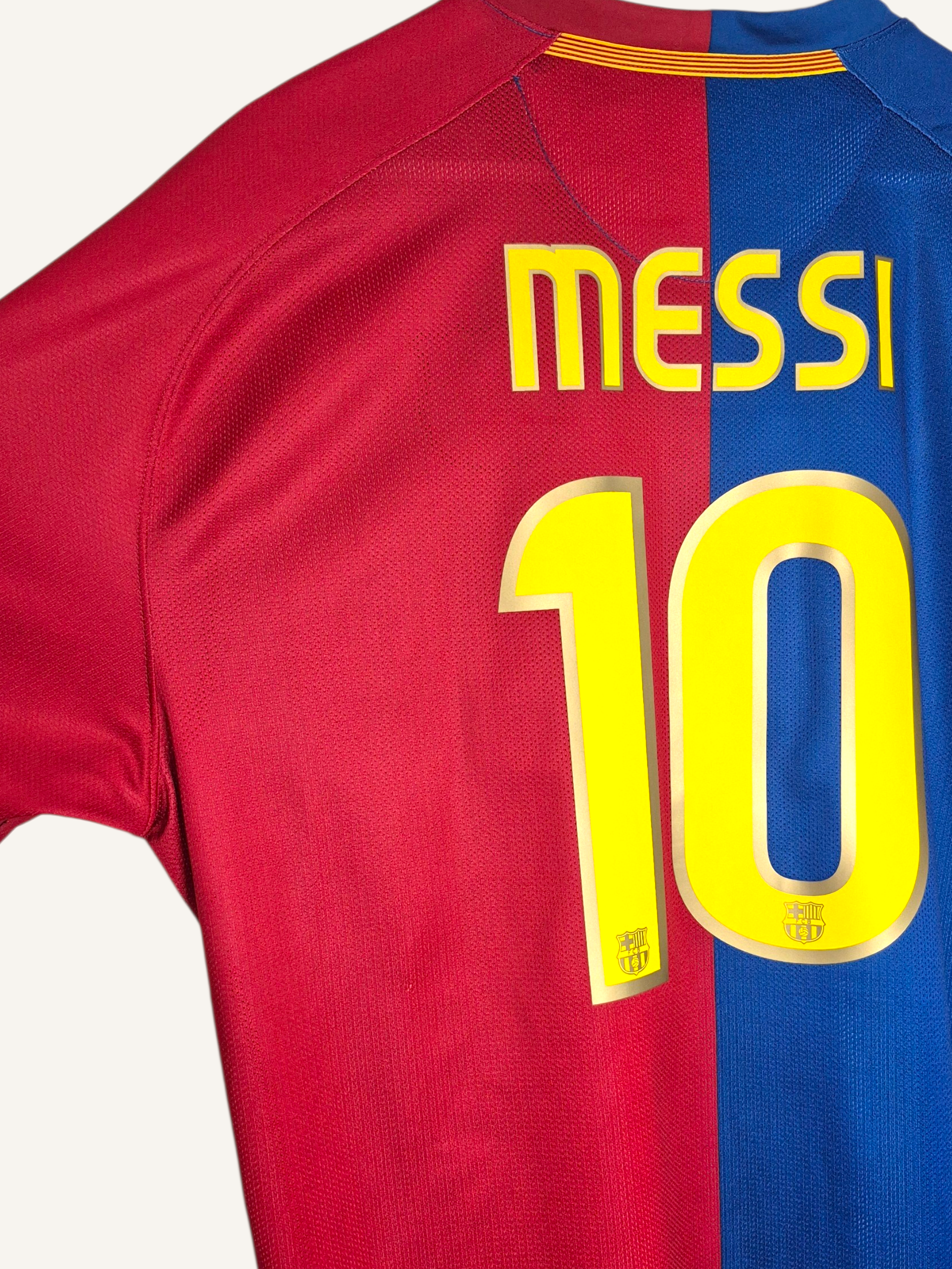 FC Barcelona 2008-2009 Messi PLAYER ISSUE Home Shirt (XL/XXL)
