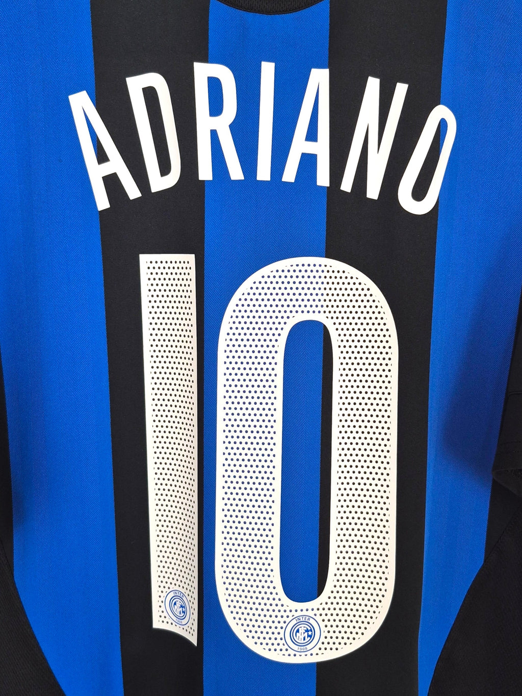 Inter Milan 2005-2006 Adriano Home Shirt (L)