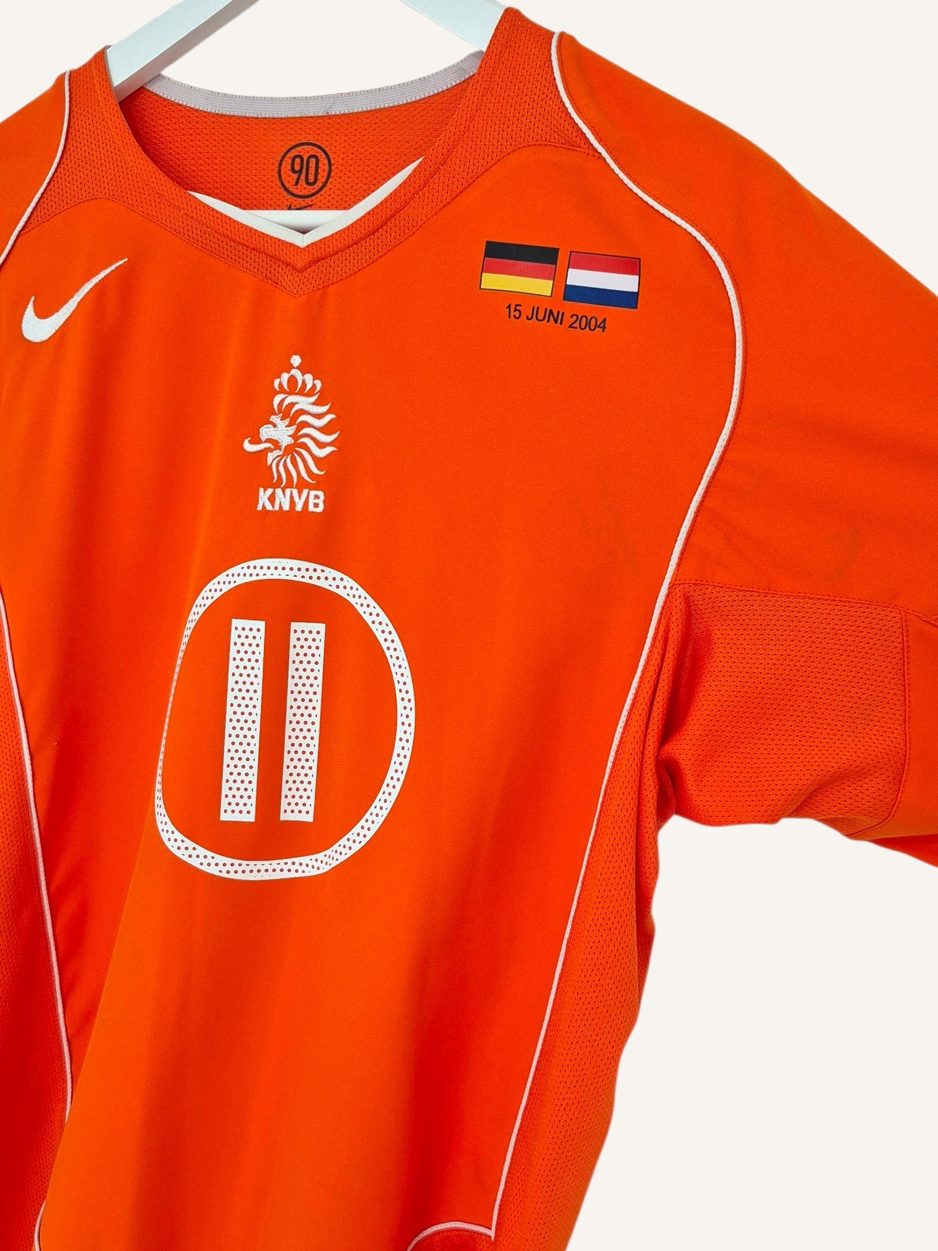 Netherlands Euro 2004 Van der Vaart Home Shirt (L)