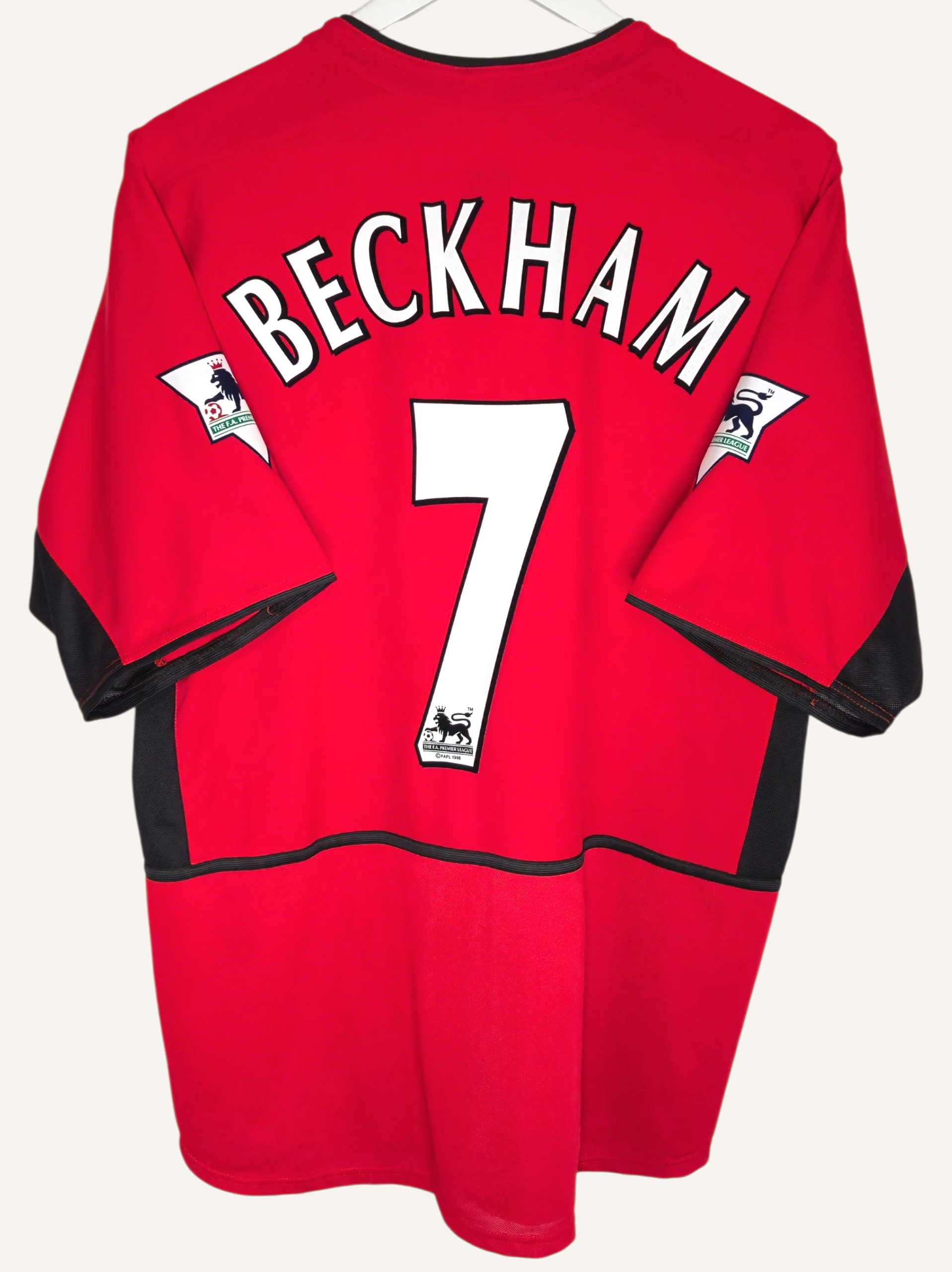 Manchester United FC 2002-2004 Beckham Home Shirt (L)