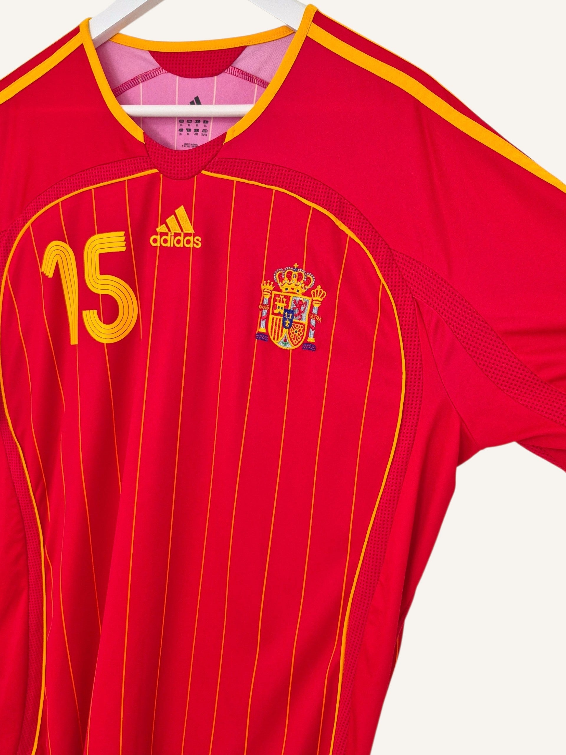 Spain 2006 Sergio Ramos World Cup Home Shirt (XL)