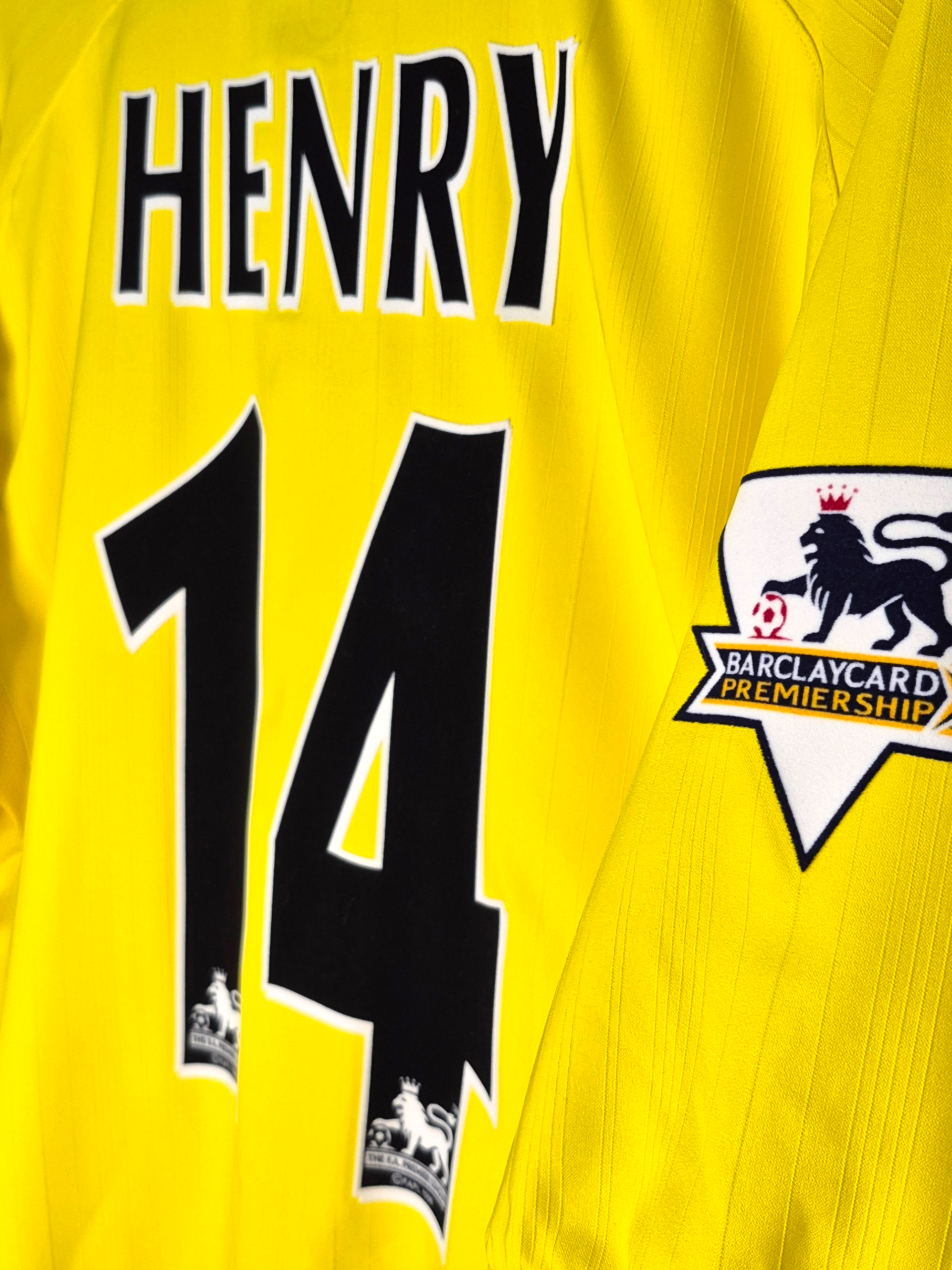 Arsenal FC 2003-2004 Henry Away Shirt (XL)