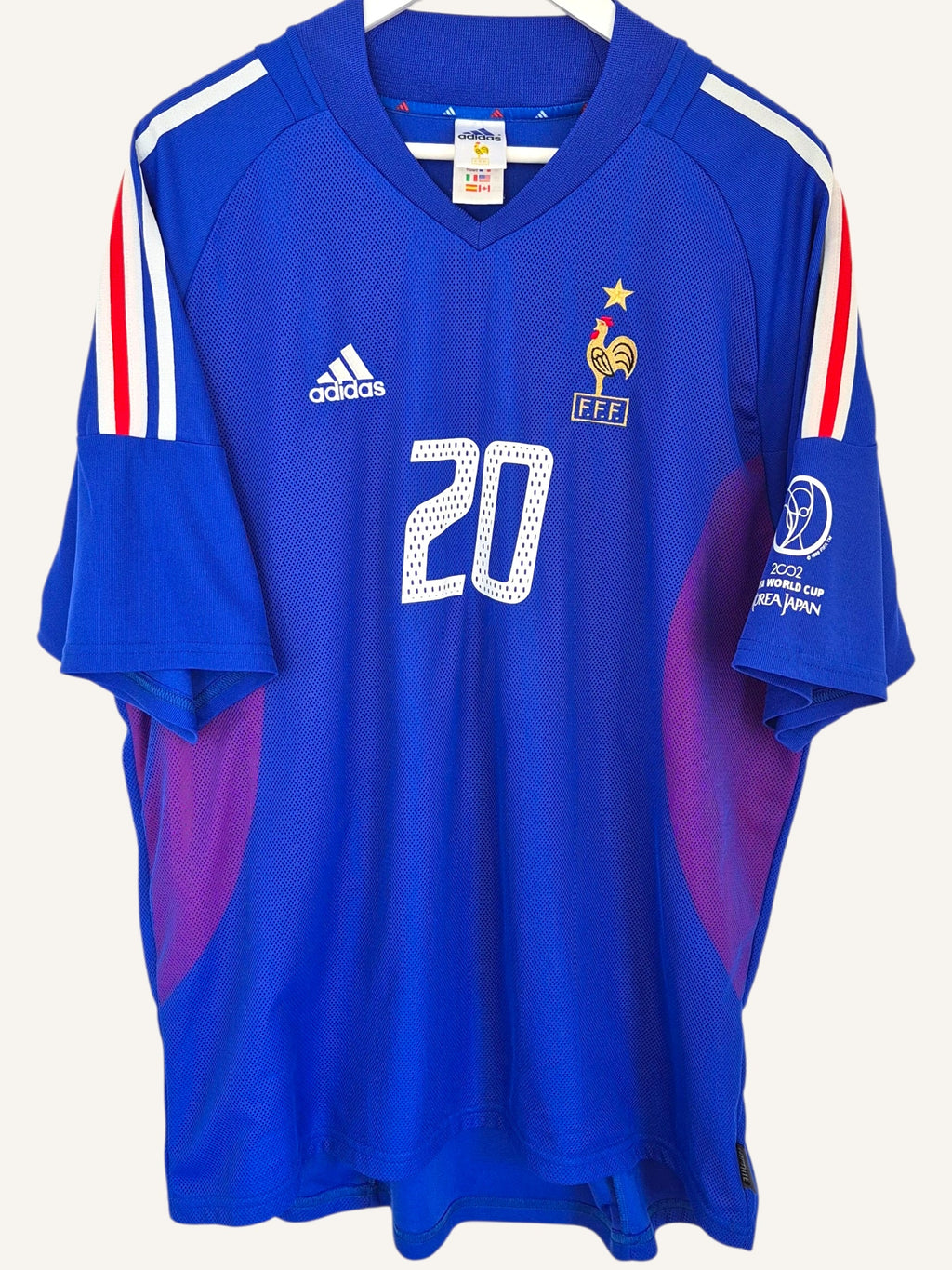 France World Cup 2002 Trezeguet Home Shirt (XXL)