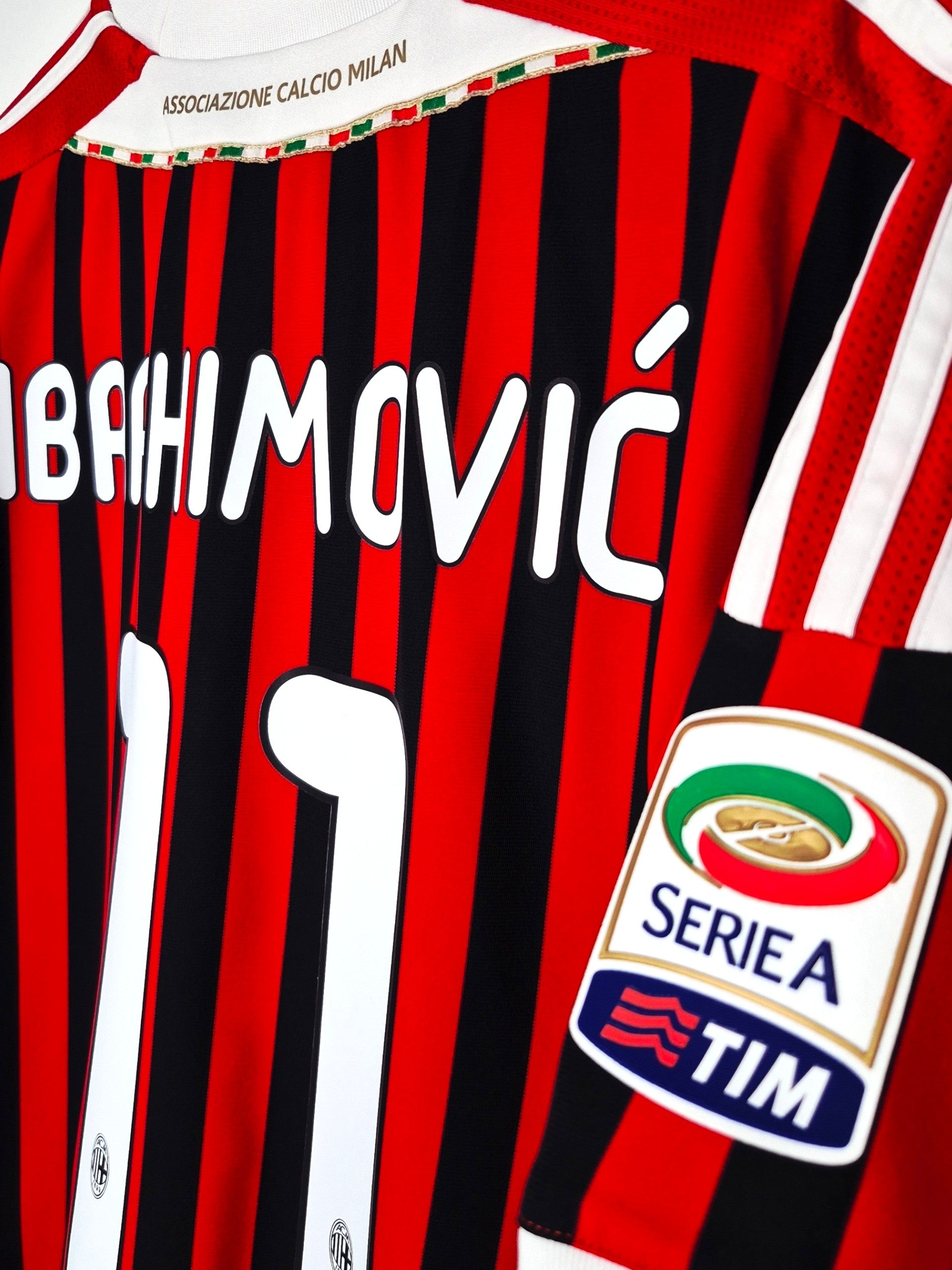 AC Milan 2011-2012 Ibrahimovic Home Shirt (M)