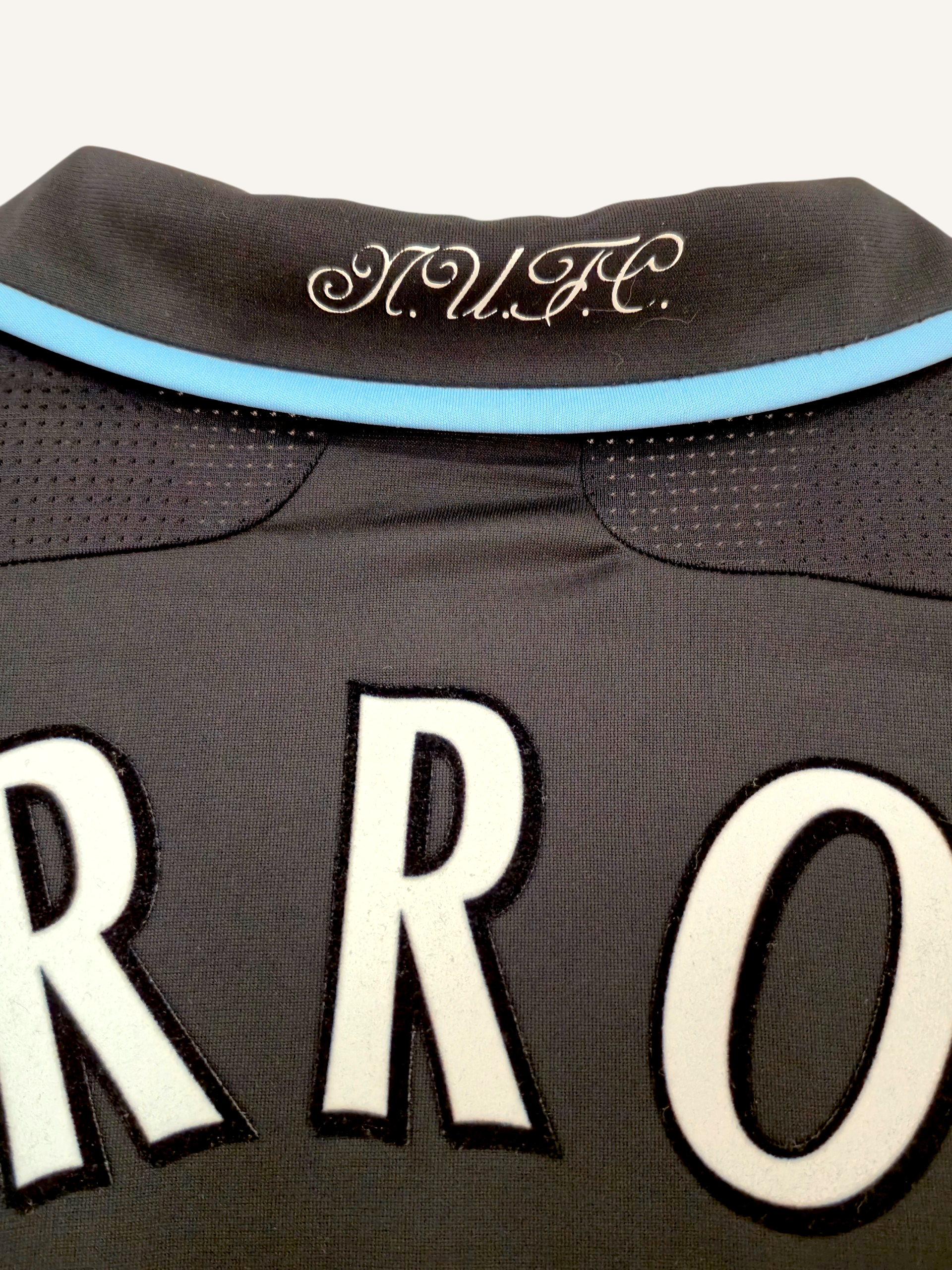 Newcastle United FC 2007-2009 Carroll PLAYER ISSUE Home Shirt Longsleeve (L)