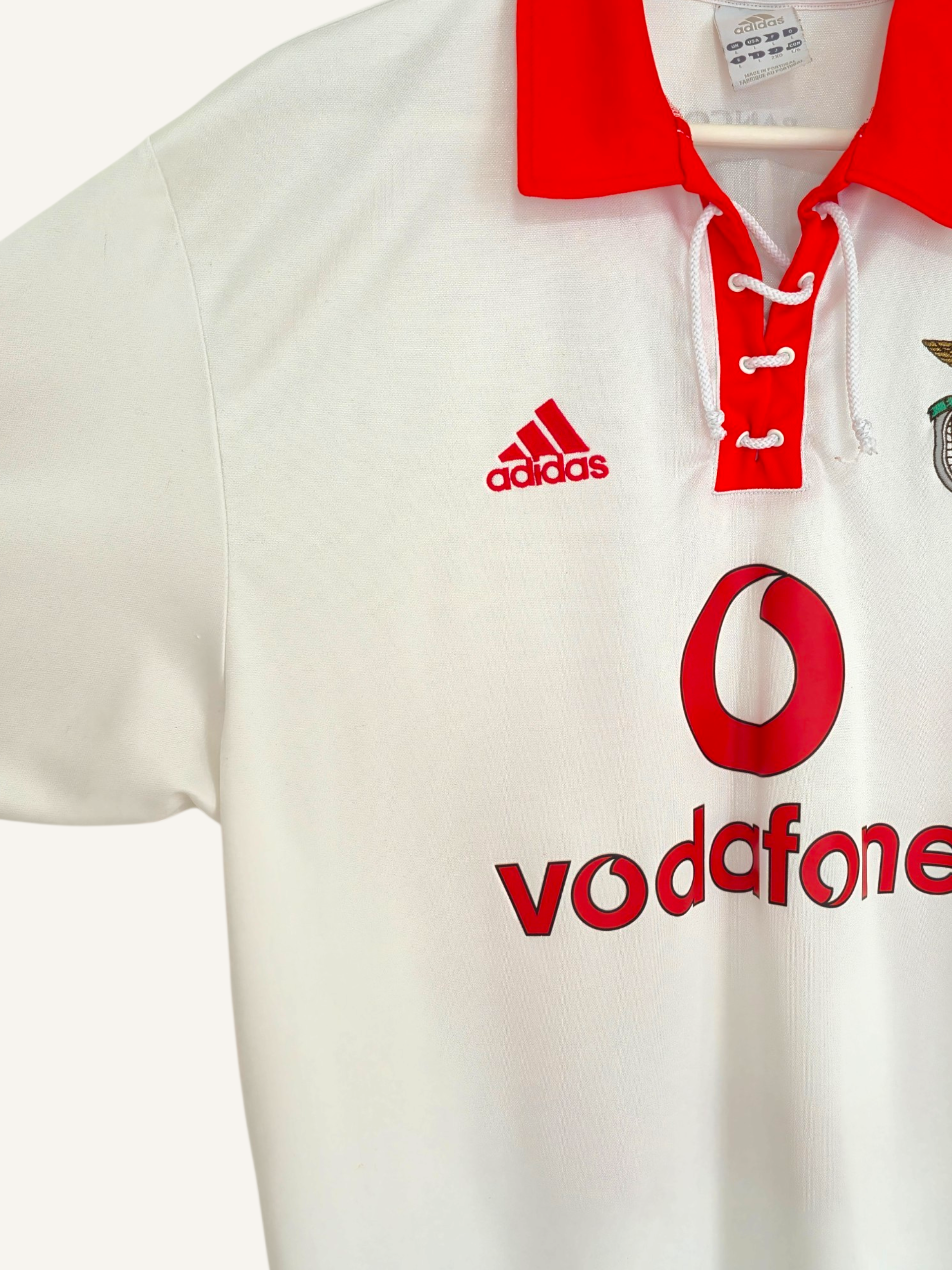 Benfica Lisbon 2003-2004 Fehér Anniversary Away Shirt (L)