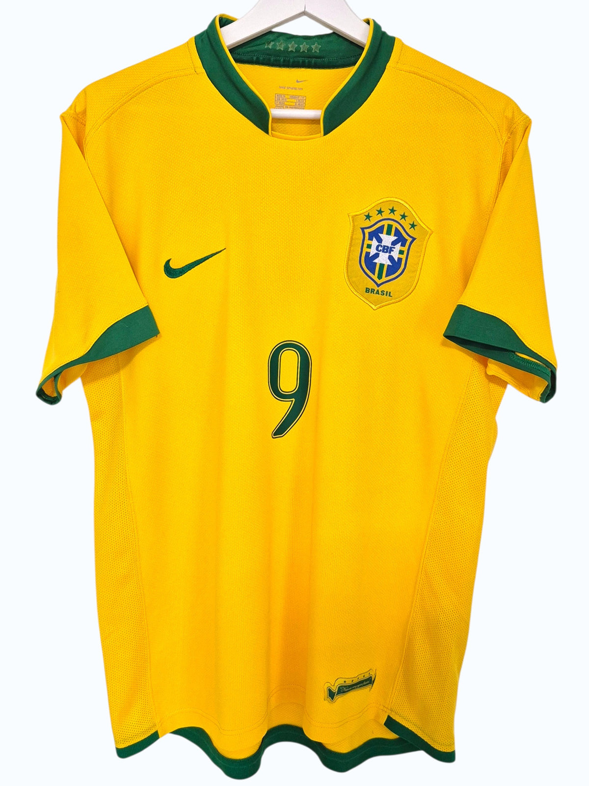 Brazil World Cup 2006 Ronaldo Home Shirt (M)