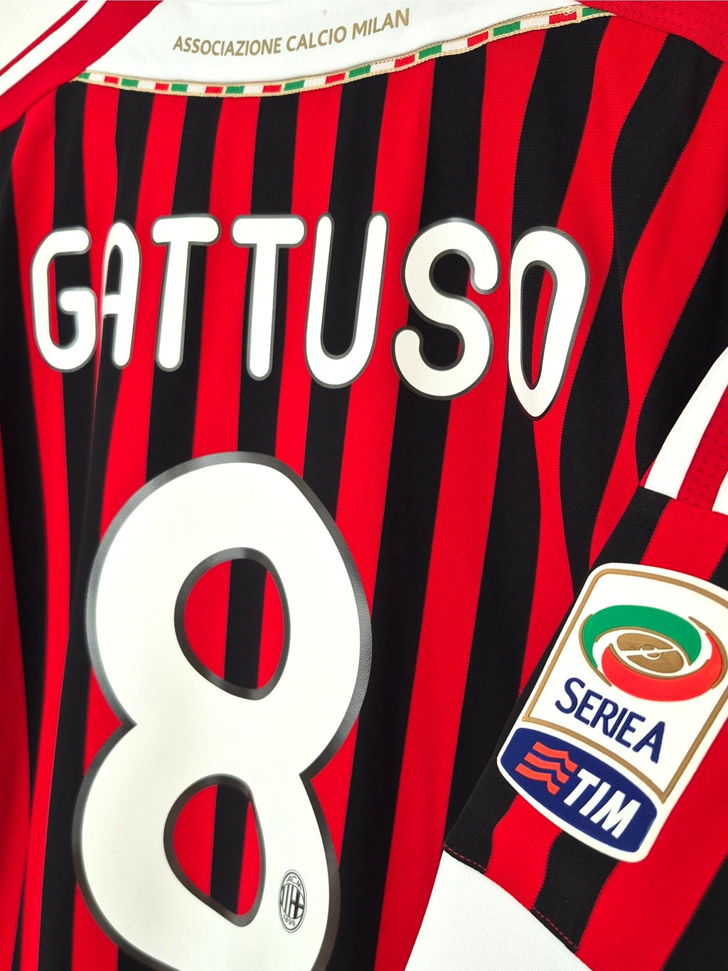 AC Milan 2011-2012 Gattuso Home Shirt (L)