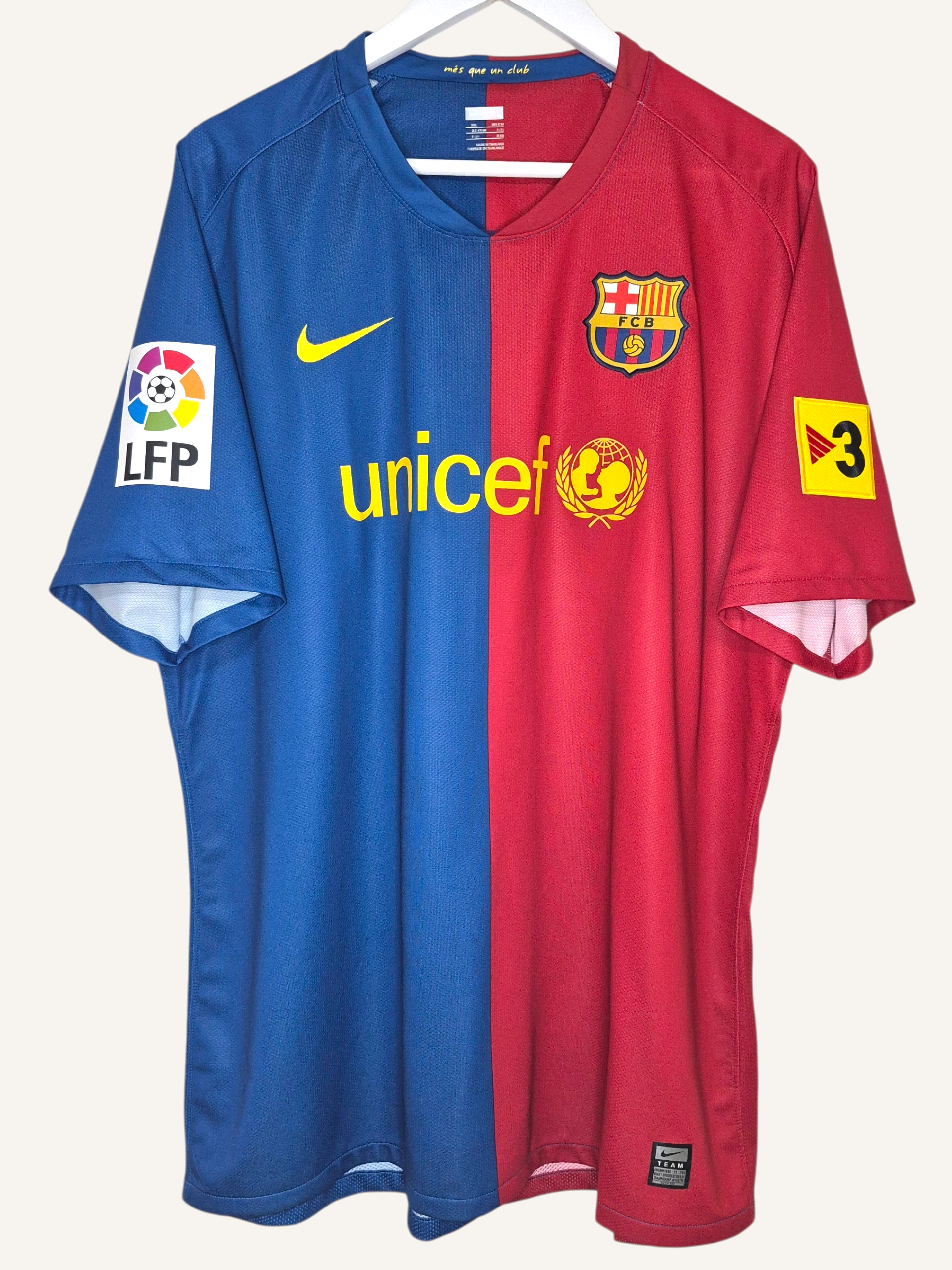 FC Barcelona 2008-2009 Messi PLAYER ISSUE Home Shirt (XL/XXL)