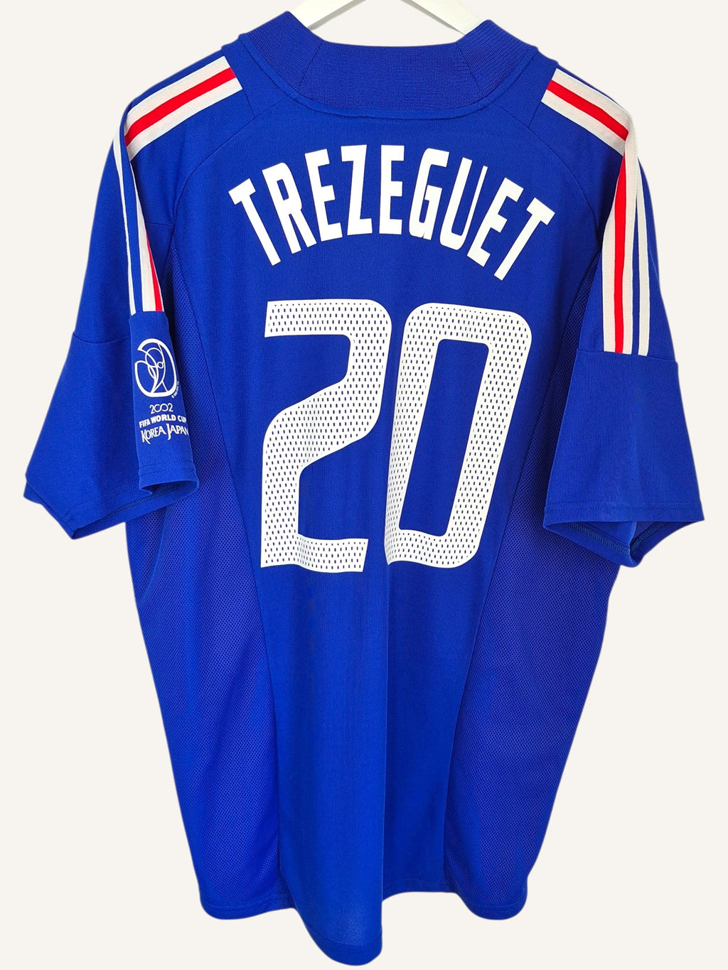 France World Cup 2002 Trezeguet Home Shirt (XXL)