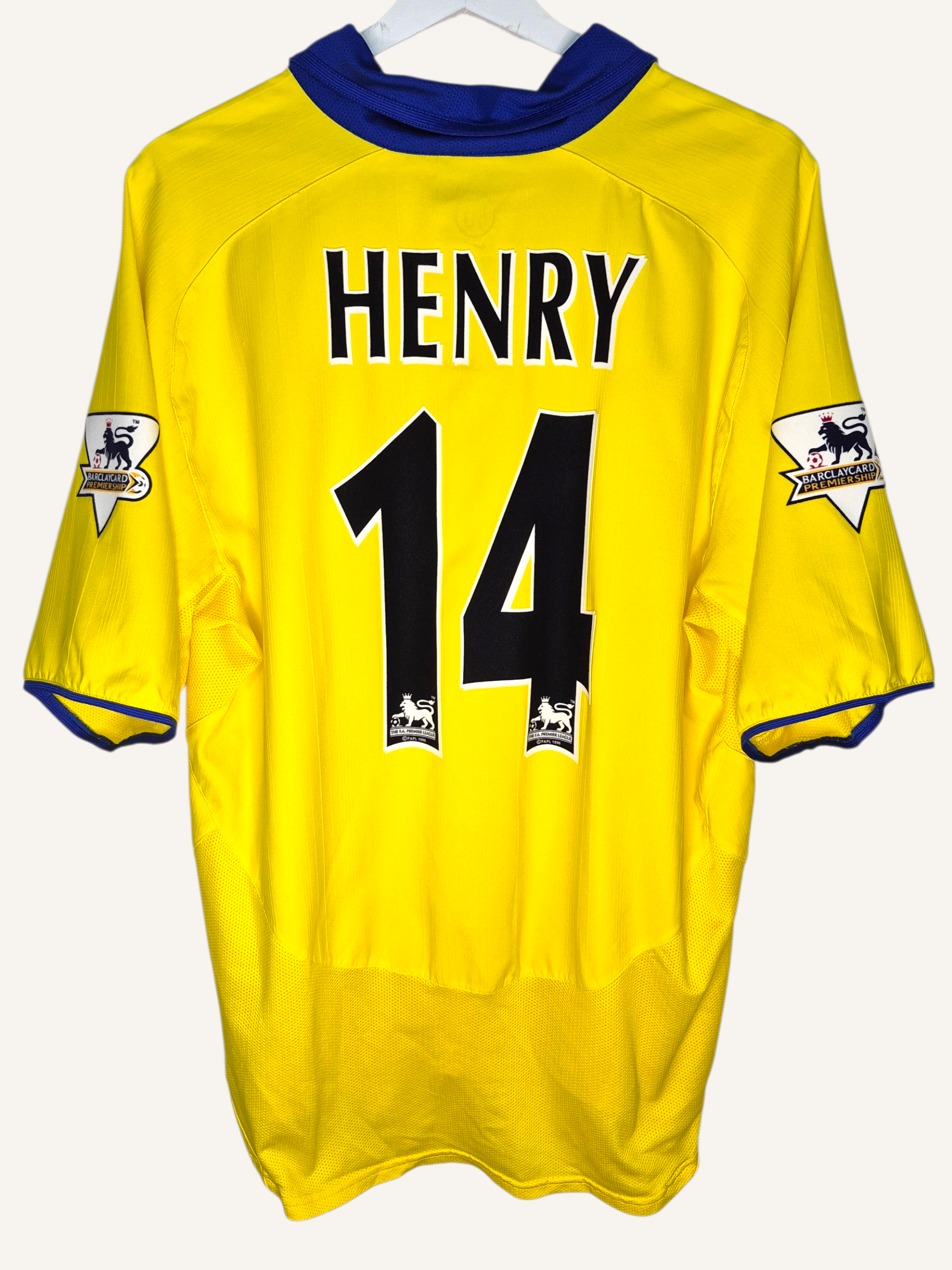 Arsenal FC 2003-2004 Henry Away Shirt (XL)