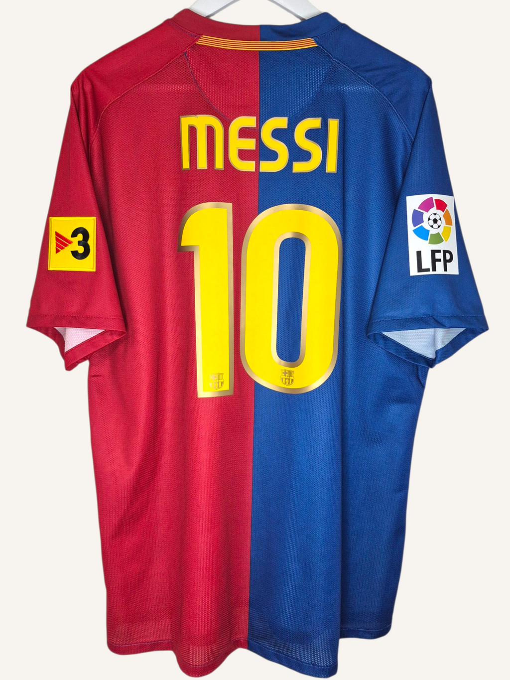 FC Barcelona 2008-2009 Messi PLAYER ISSUE Home Shirt (XL/XXL)