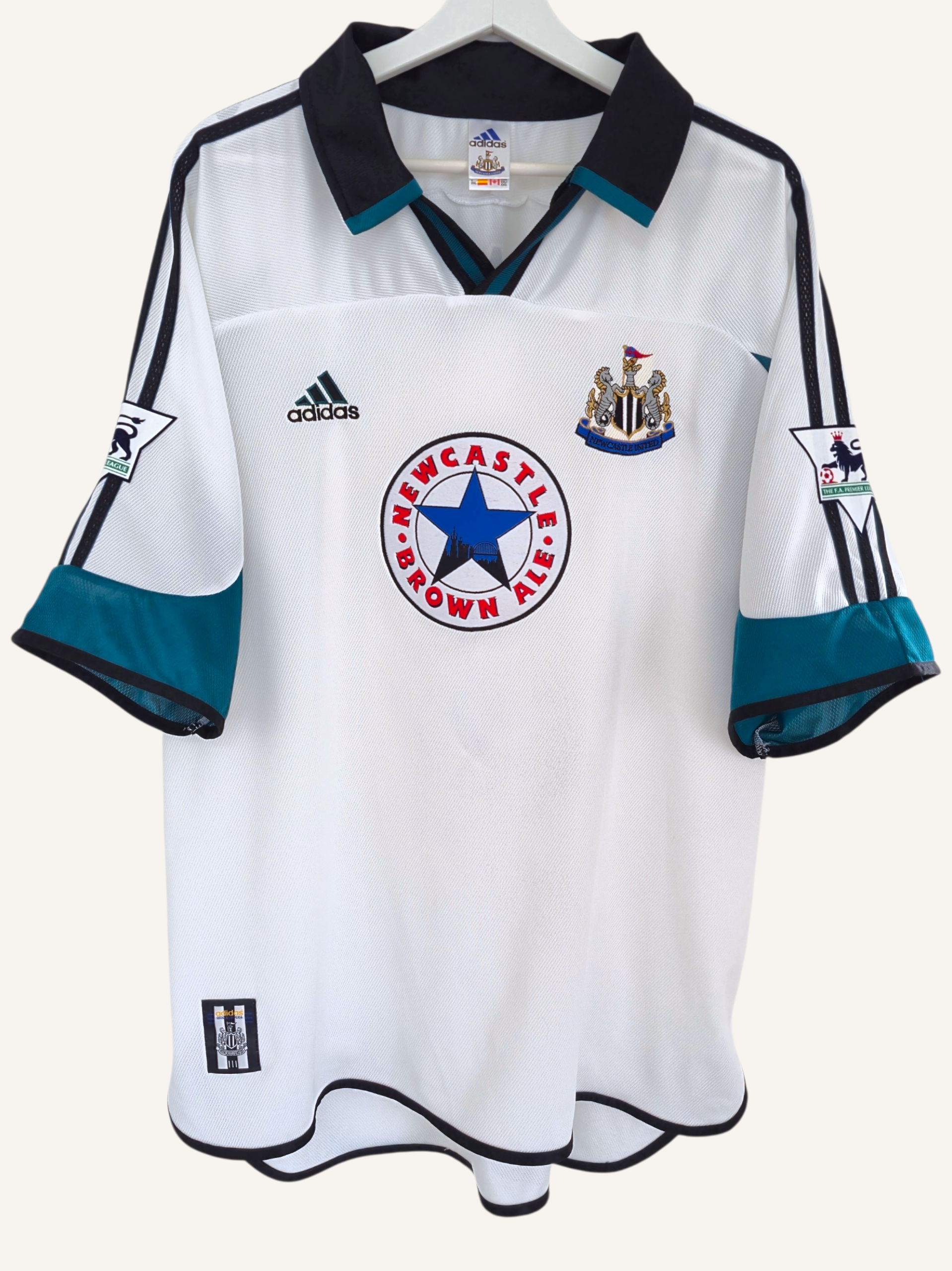 Newcastle United FC 1999-2000 Shearer Away Shirt (XXL)