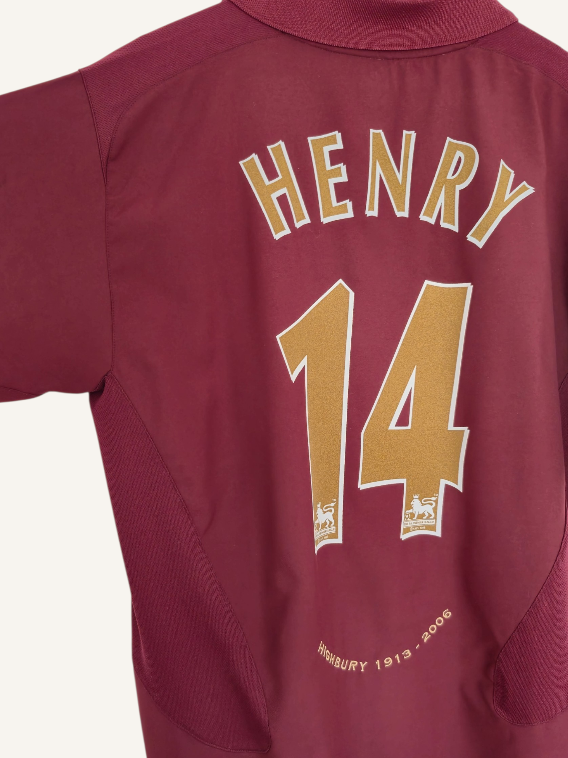 Arsenal FC 2005-2006 Henry Highbury Home Shirt (XL)