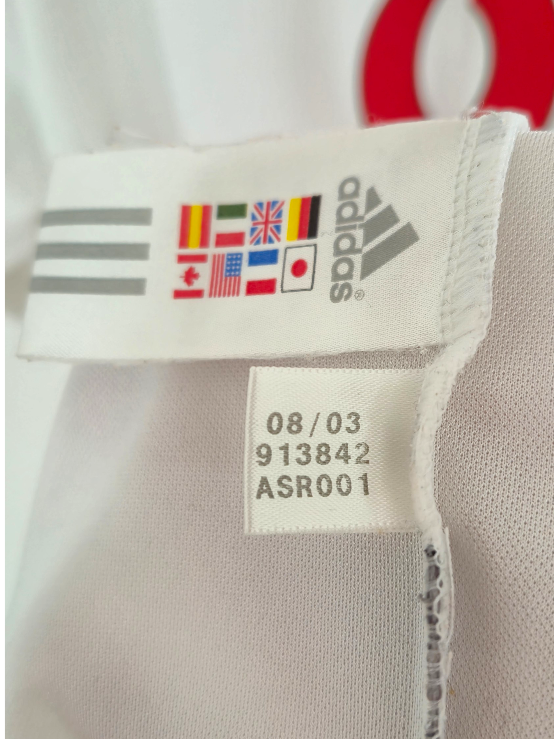 Benfica Lisbon 2003-2004 Fehér Anniversary Away Shirt (L)