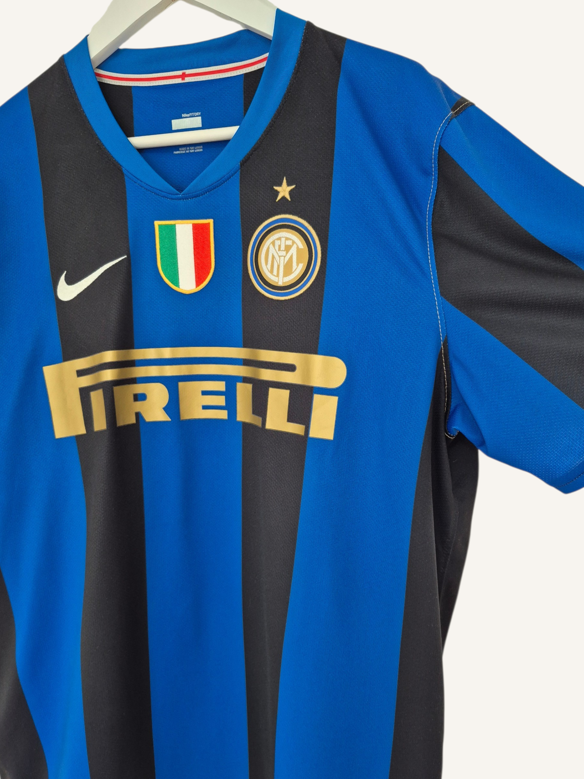Inter Milan 2008-2009 Adriano Home Shirt (XL)