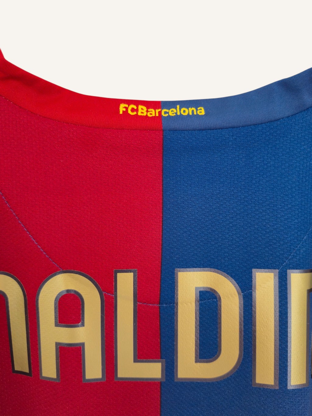 FC Barcelona 2006-2007 Ronaldinho Home Shirt (XL)