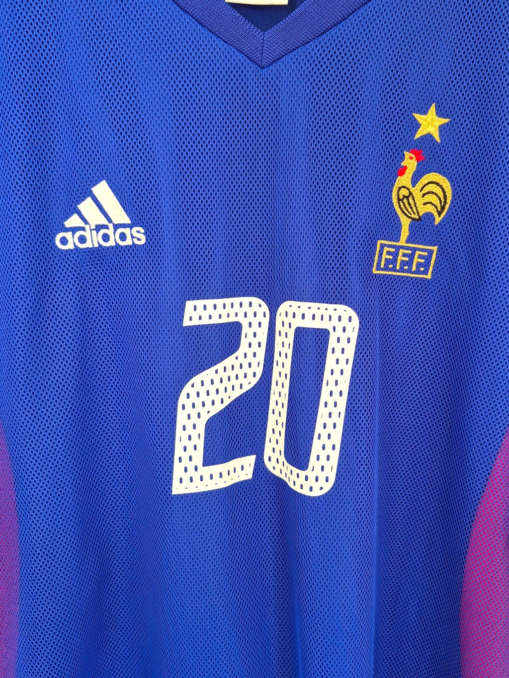 France World Cup 2002 Trezeguet Home Shirt (XXL)