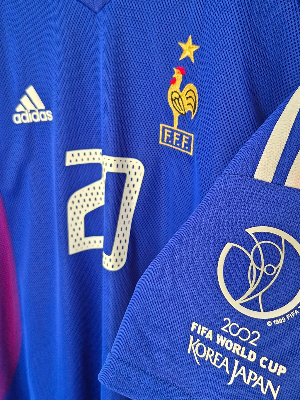 France World Cup 2002 Trezeguet Home Shirt (XXL)