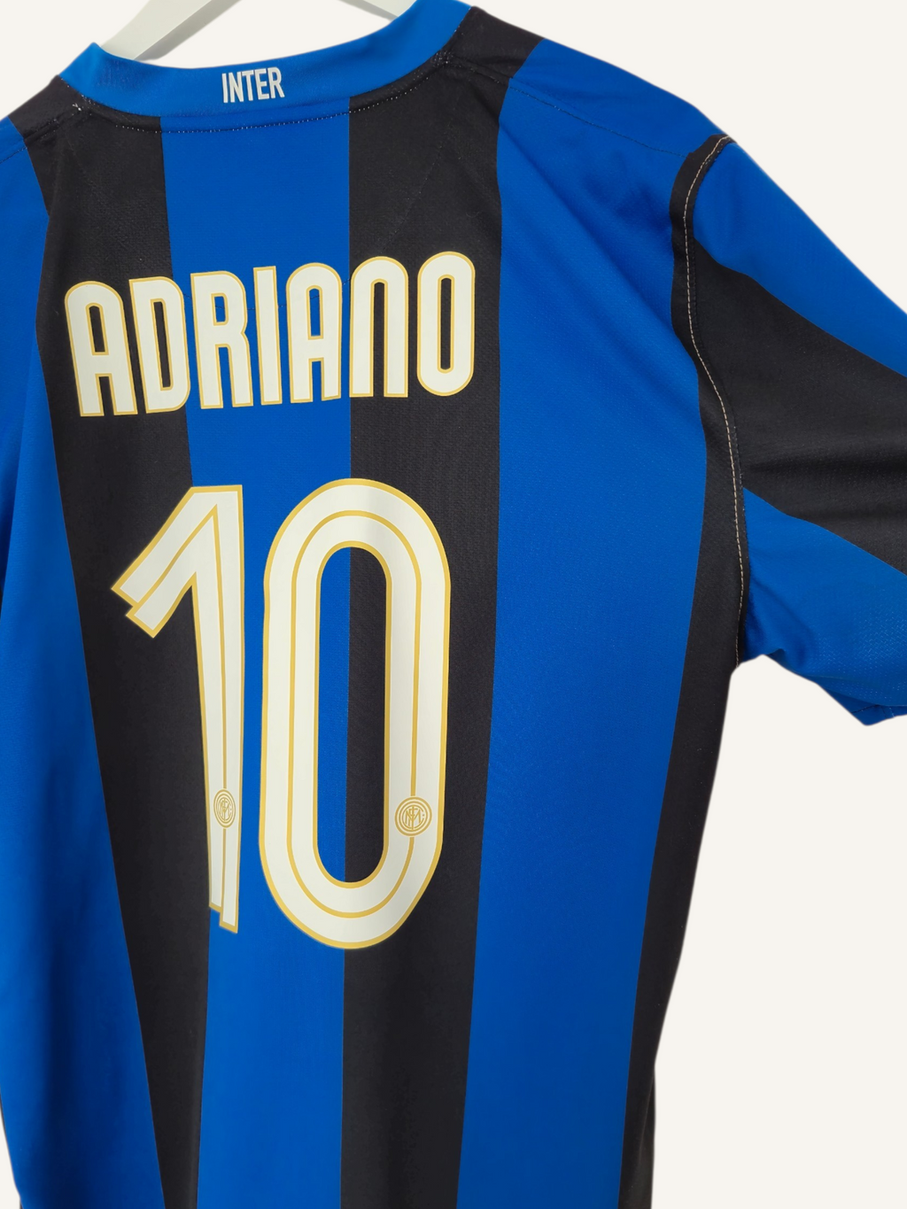 Inter Milan 2008-2009 Adriano Home Shirt (XL)