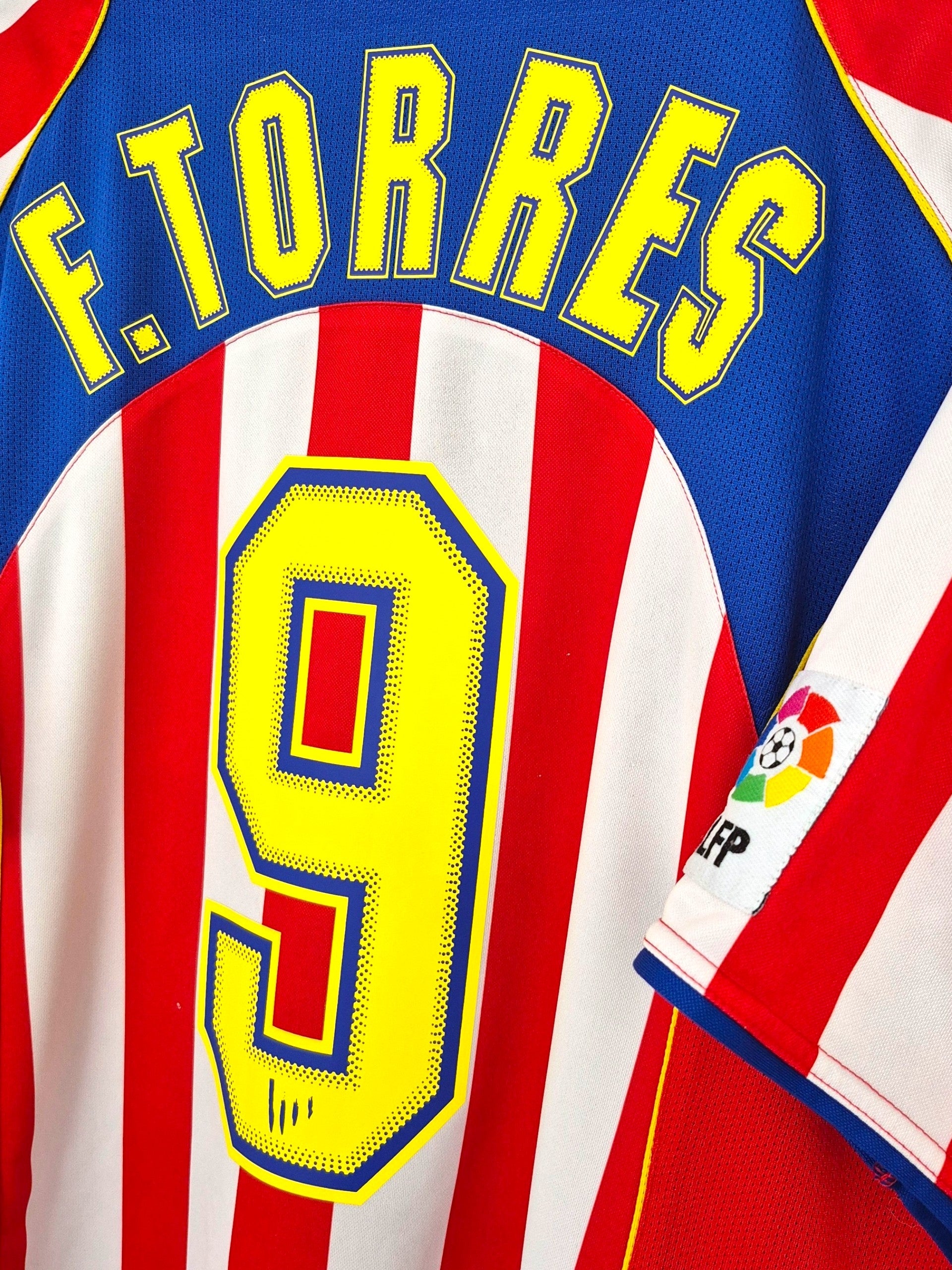 Atletico Madrid 2004-2005 Torres Home Shirt Spider-Man 2 (M)