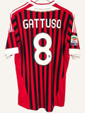 AC Milan 2011-2012 Gattuso Home Shirt (L)