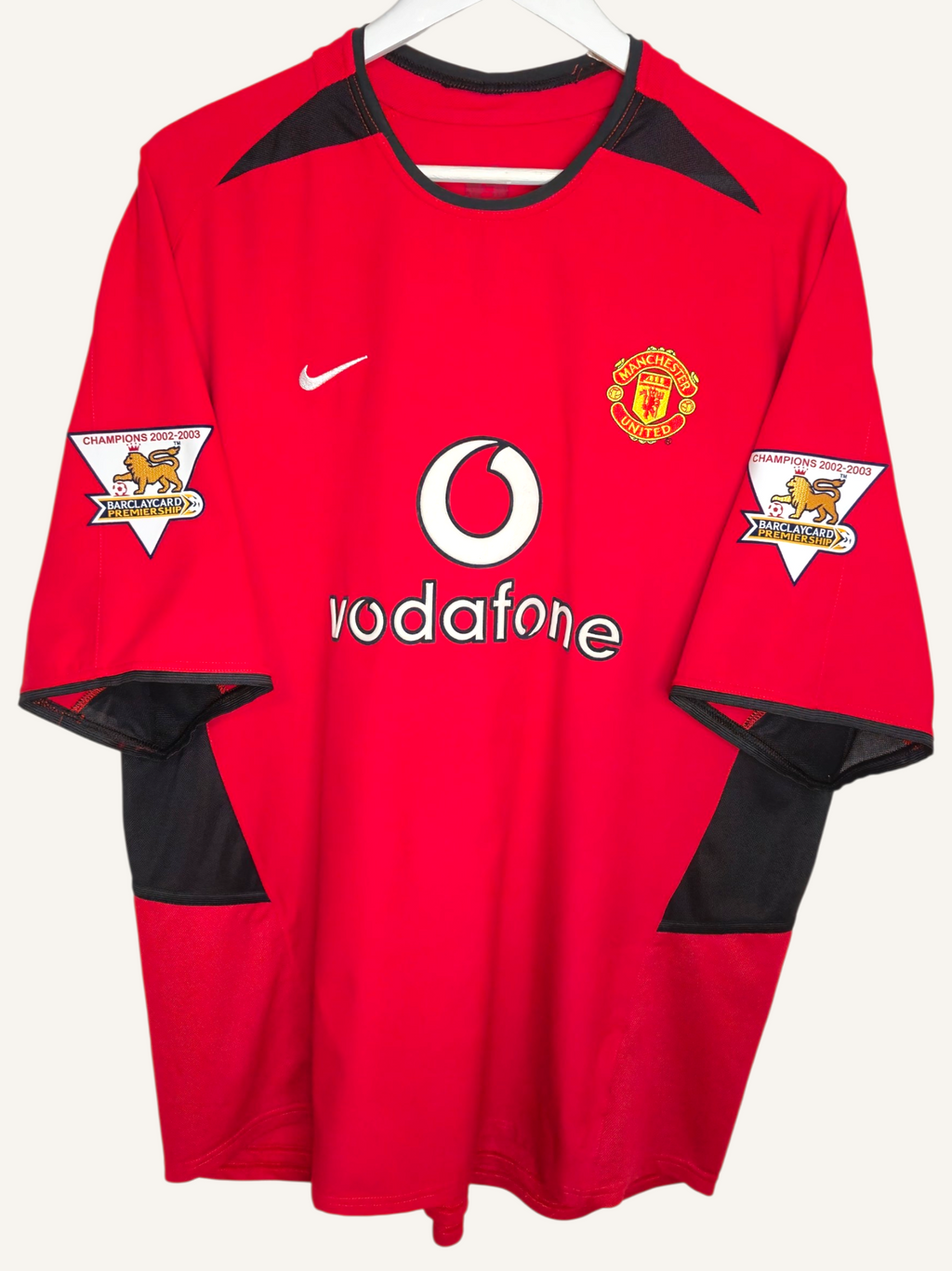 Manchester United FC 2002-2004 Ronaldo Home Shirt (XL)