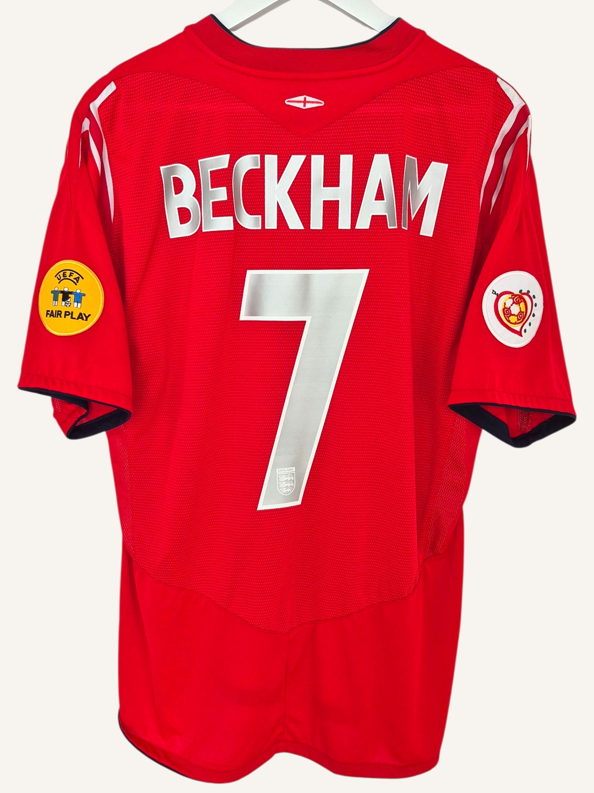 England Euro 2004 Beckham Away Shirt (XL)