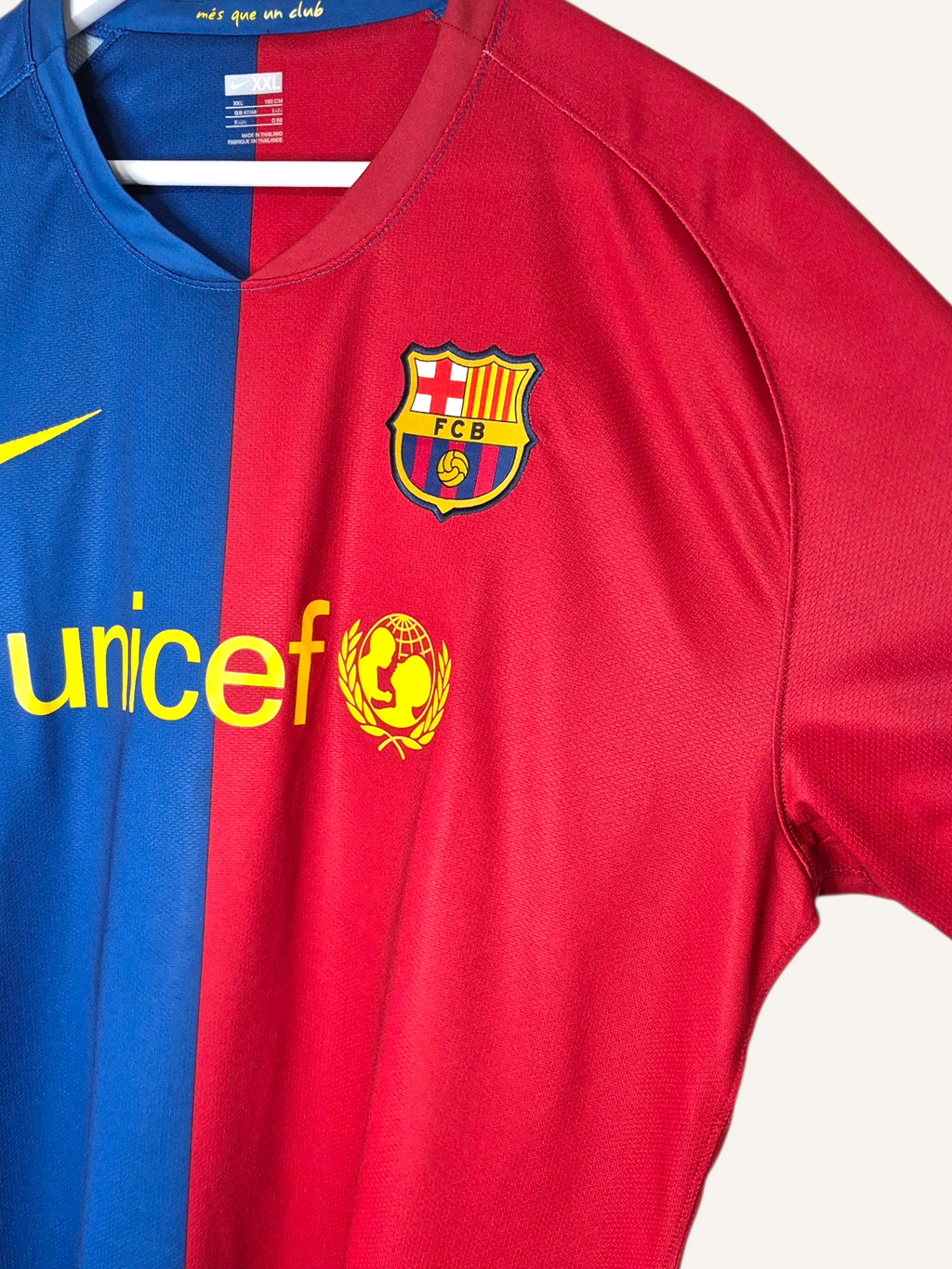 FC Barcelona 2008-2009 Messi PLAYER ISSUE Home Shirt (XL/XXL)
