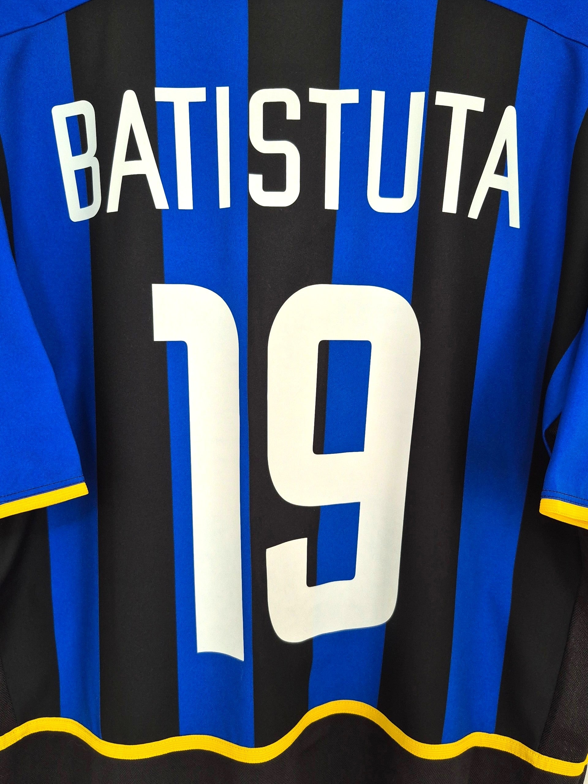 Inter Milan 2002-2003 Batistuta Home Shirt (XL)