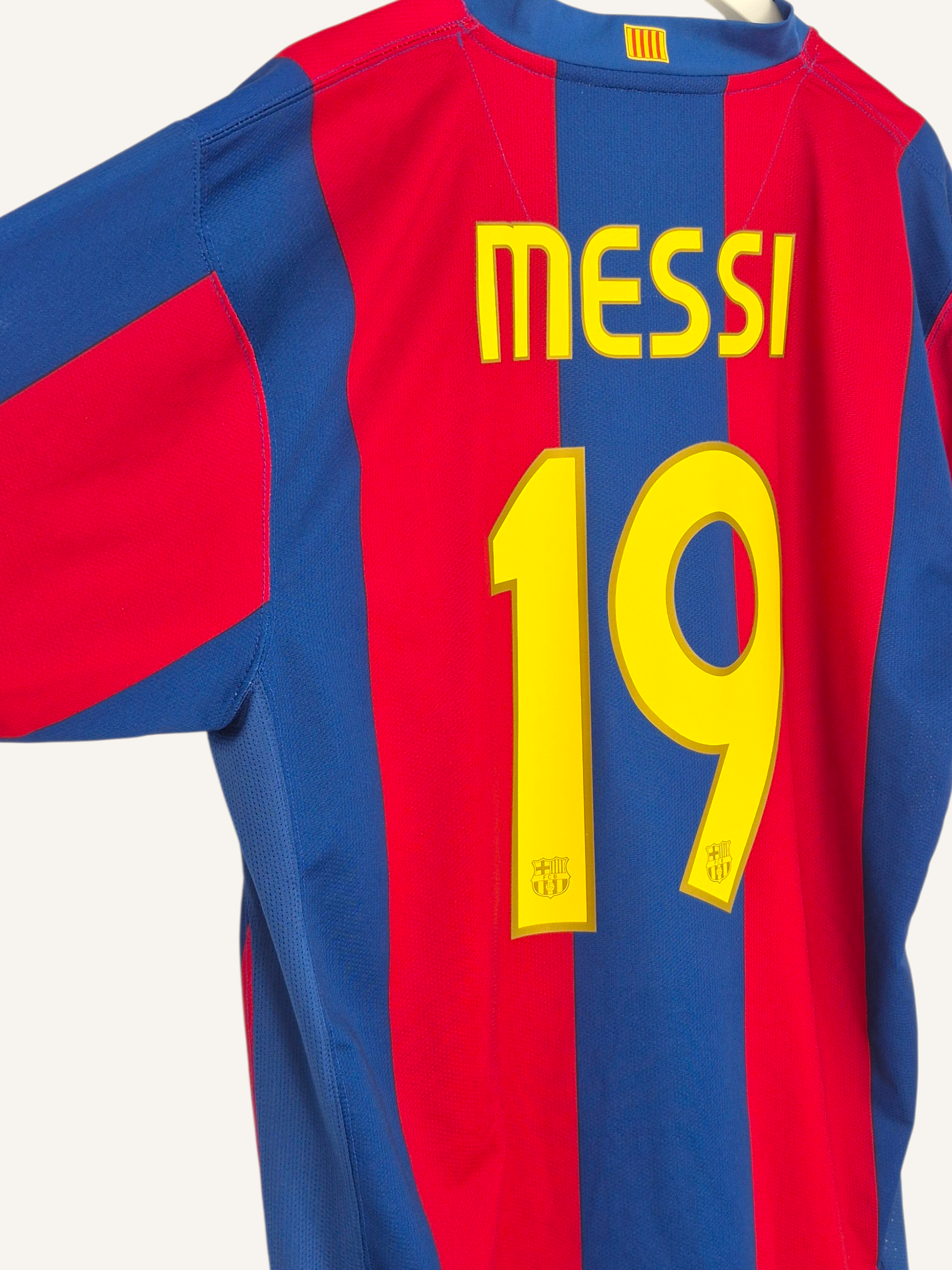 FC Barcelona 2007-2008 Messi Anniversary Home Shirt (XL)