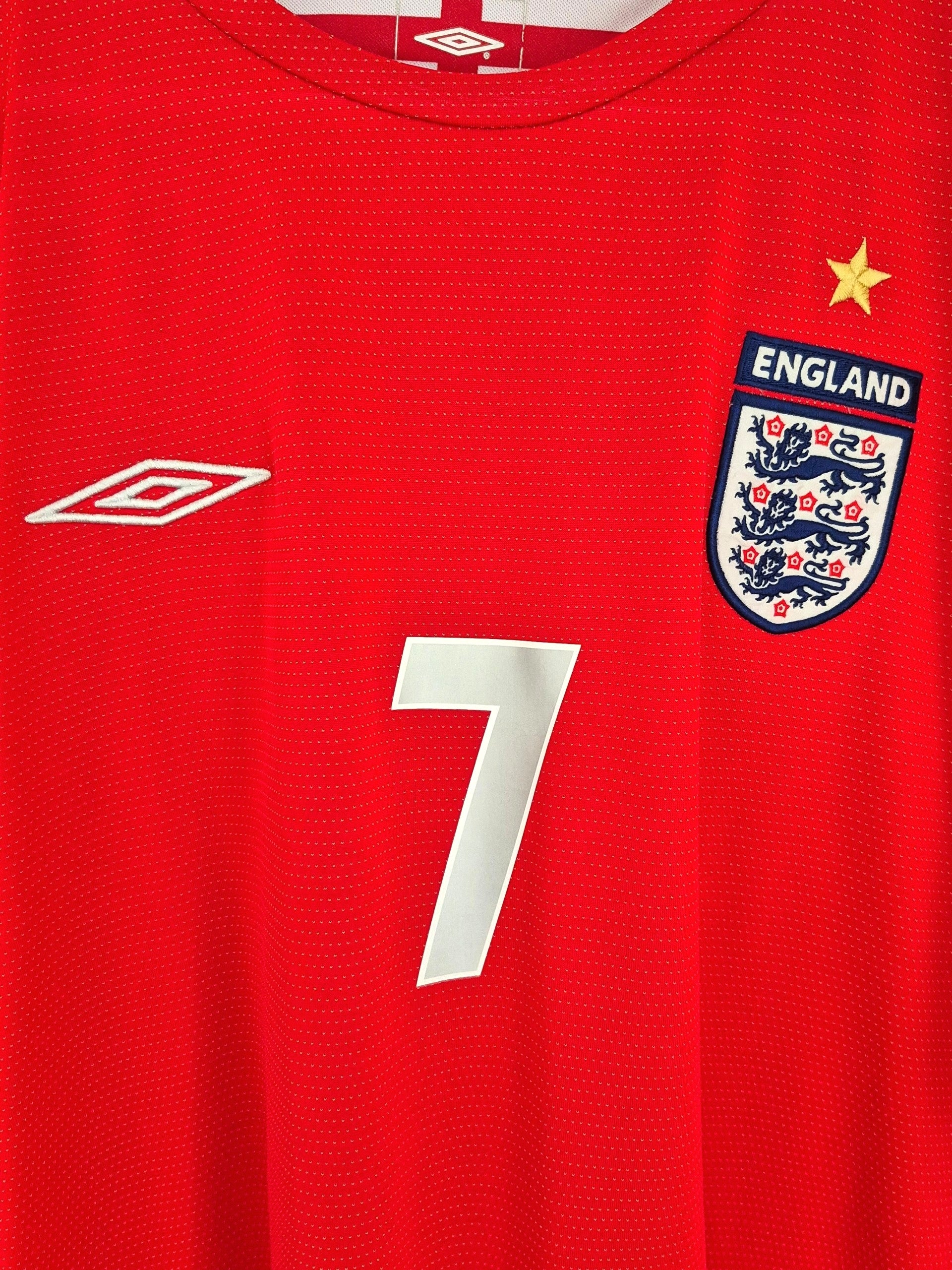 England Euro 2004 Beckham Away Shirt (XL)