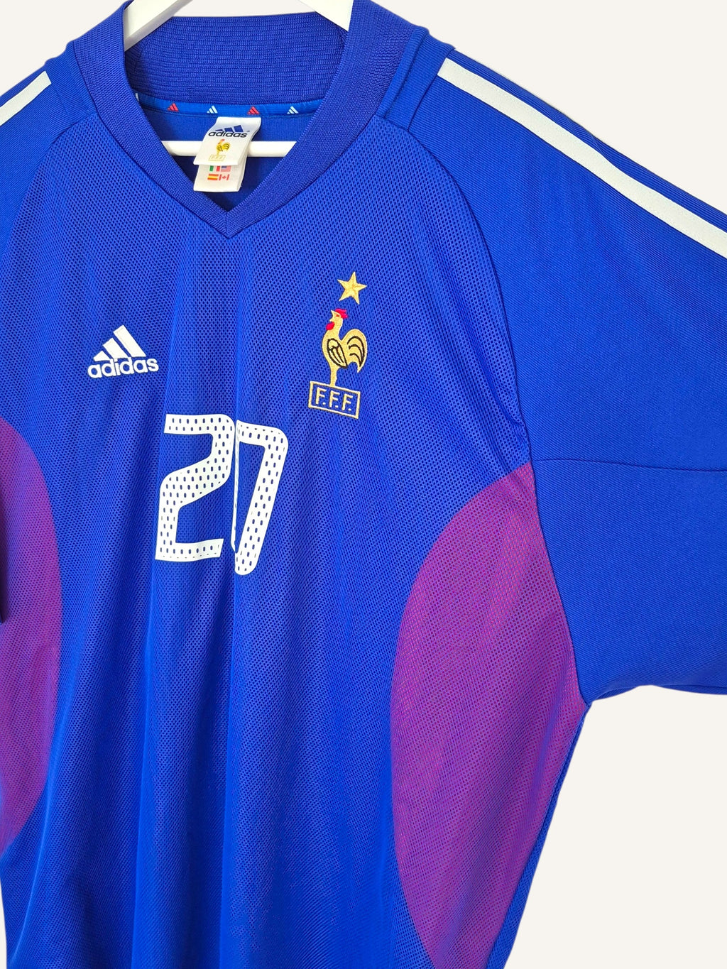 France World Cup 2002 Trezeguet Home Shirt (XXL)