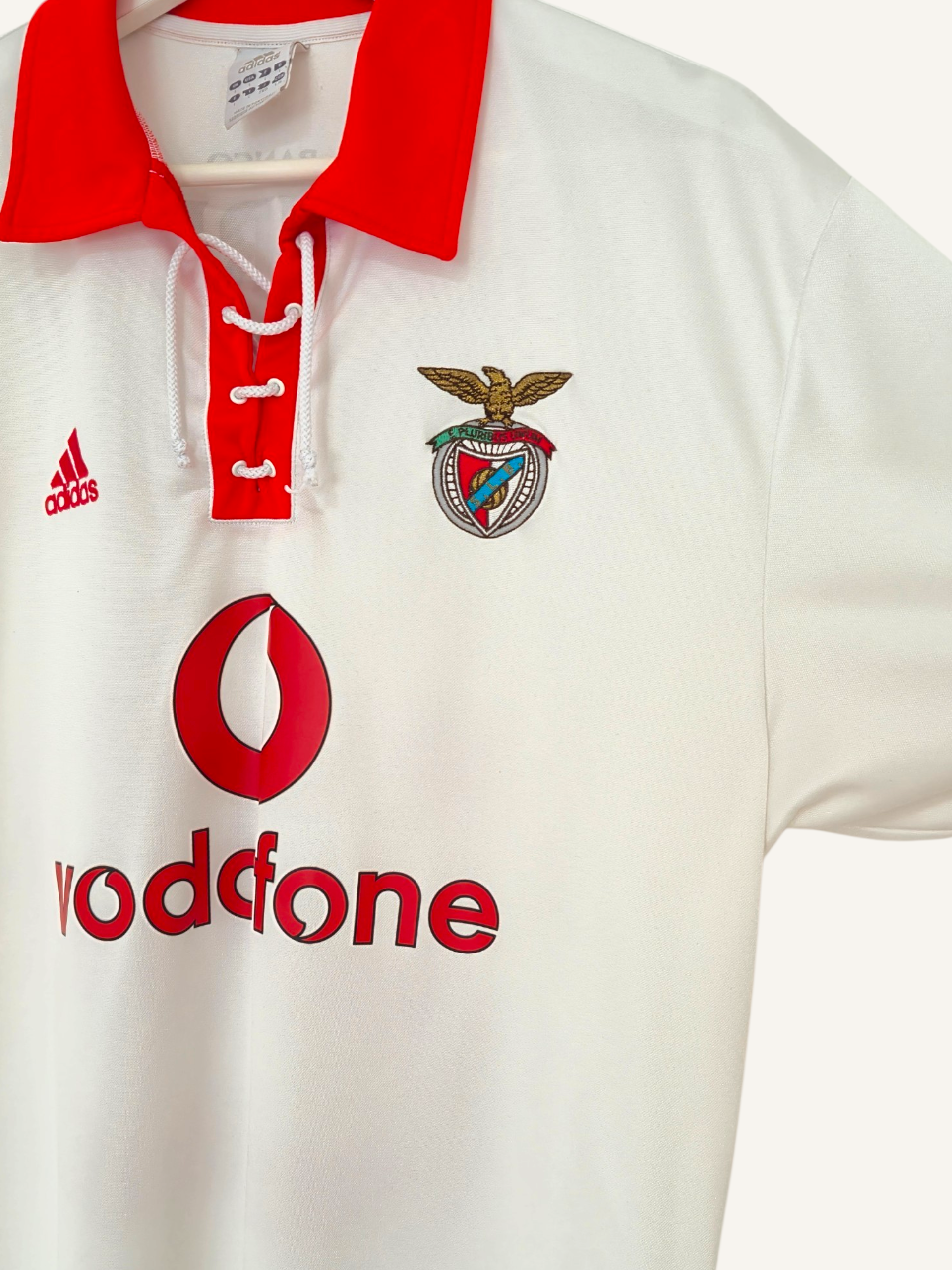 Benfica Lisbon 2003-2004 Fehér Anniversary Away Shirt (L)