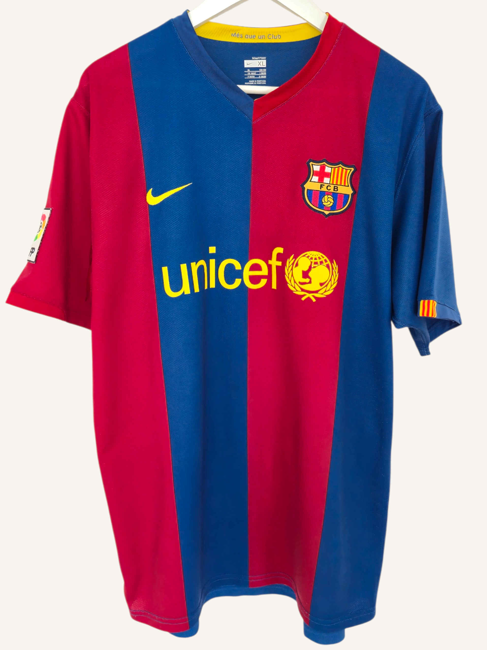 FC Barcelona 2006-2007 Ronaldinho Home Shirt (XL)
