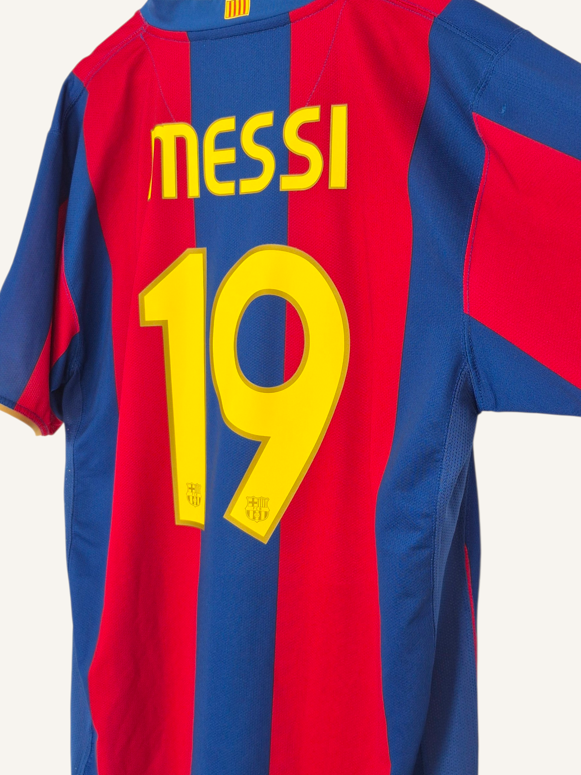 FC Barcelona 2007-2008 Messi Anniversary Home Shirt (XL)