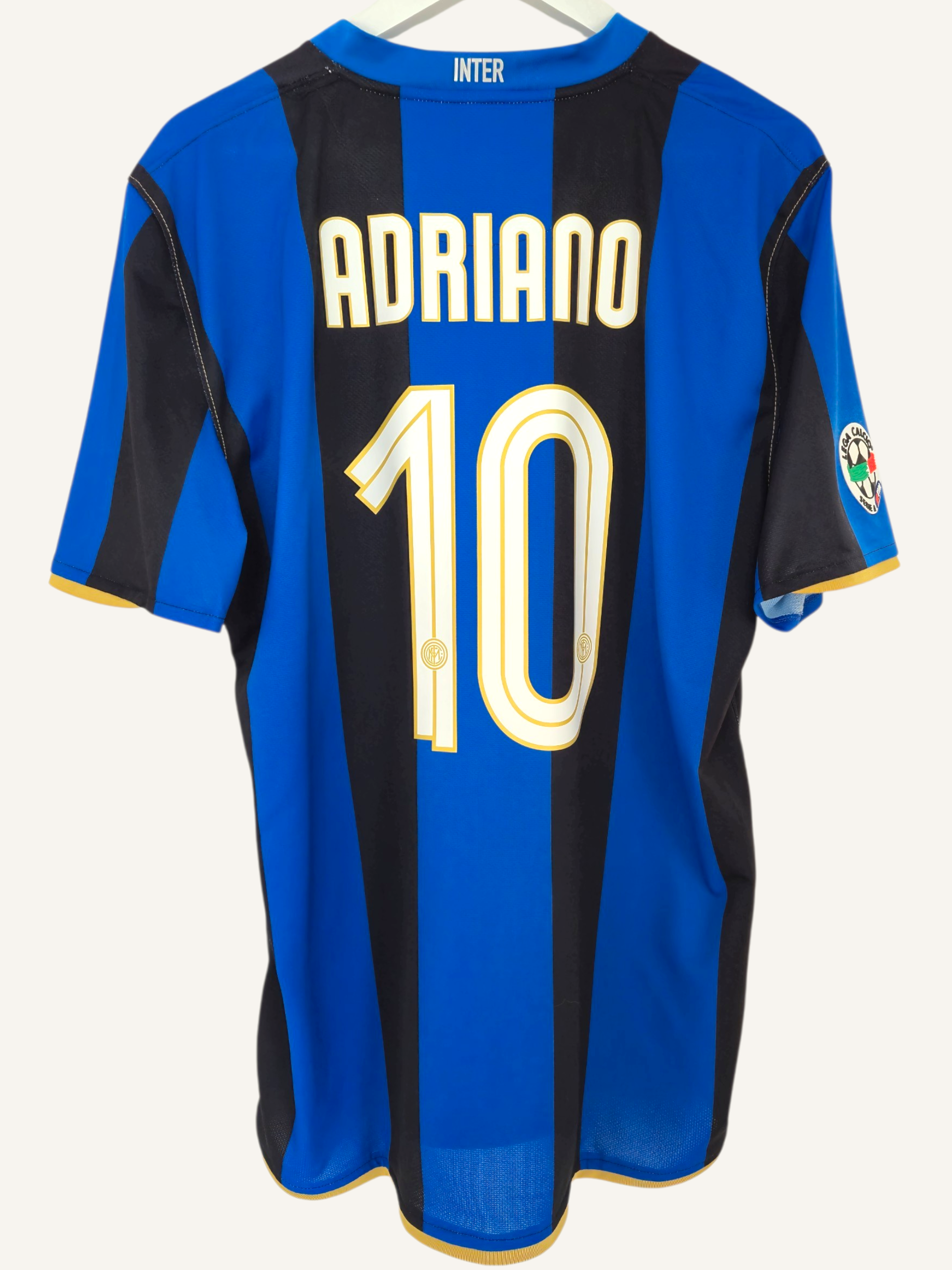 Inter Milan 2008-2009 Adriano Home Shirt (XL)