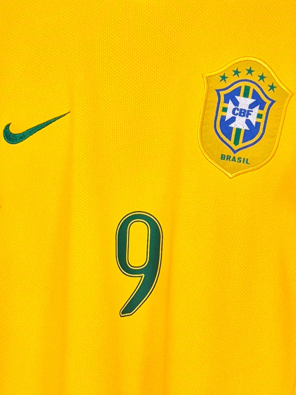 Brazil World Cup 2006 Ronaldo Home Shirt (M)