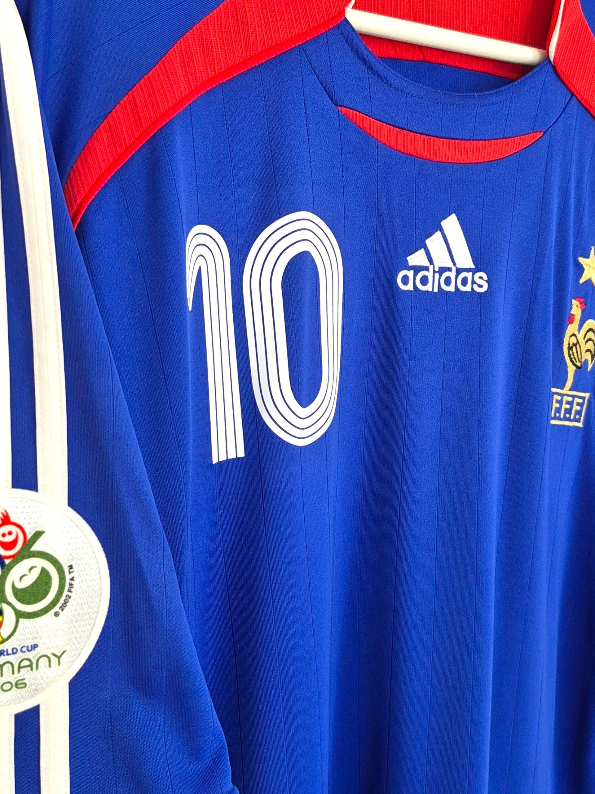 France World Cup 2006 Zudane Home Shirt (XL)