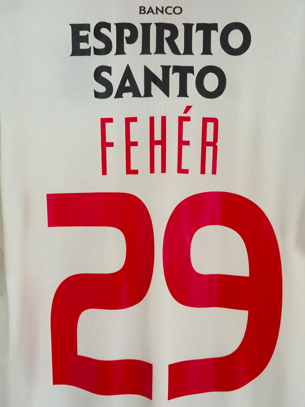 Benfica Lisbon 2003-2004 Fehér Anniversary Away Shirt (L)