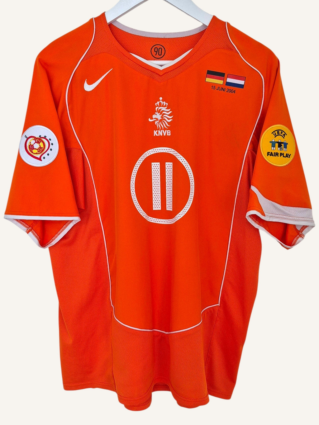 Netherlands Euro 2004 Van der Vaart Home Shirt (L)