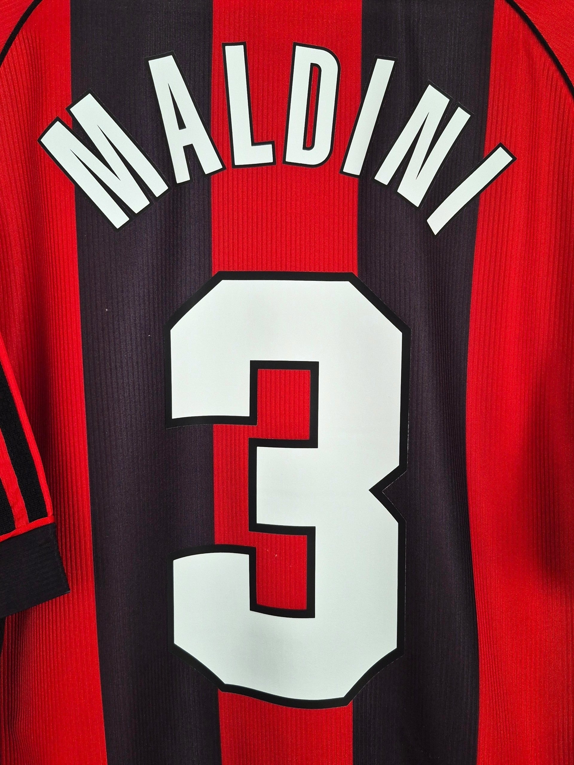 AC Milan 1998-2000 Maldini Home Shirt (M/L)