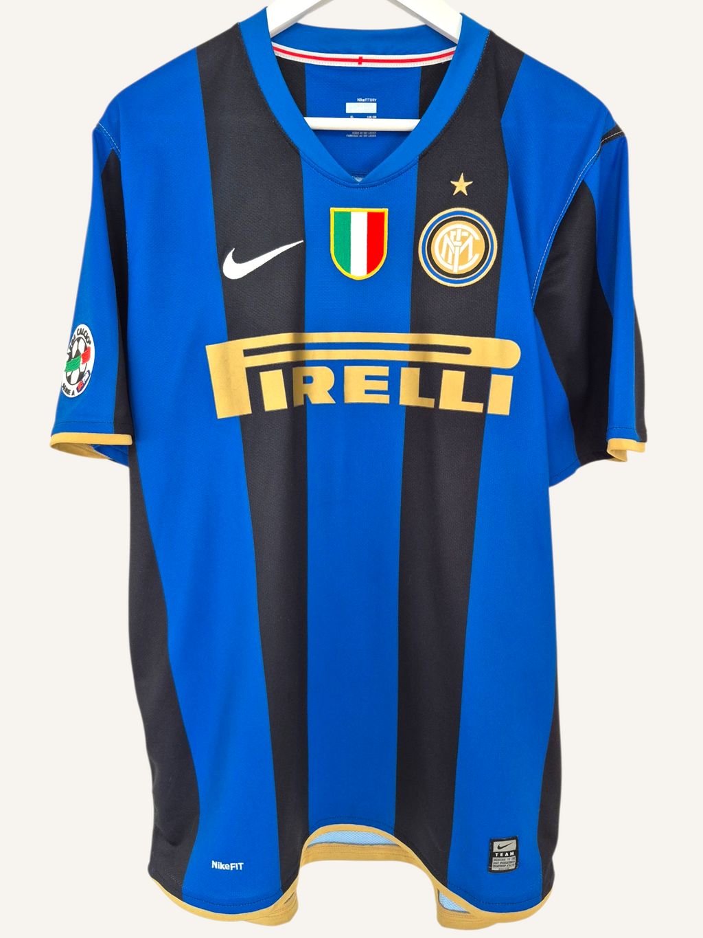 Inter Milan 2008-2009 Adriano Home Shirt (XL)