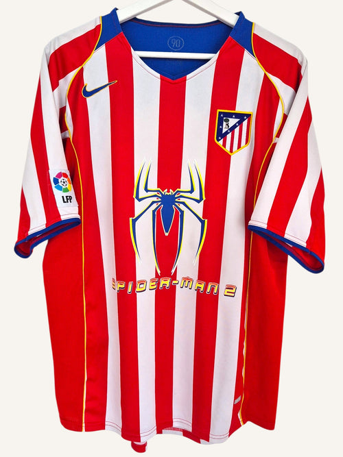 Atletico Madrid 2004-2005 Torres Home Shirt Spider-Man 2 (M)