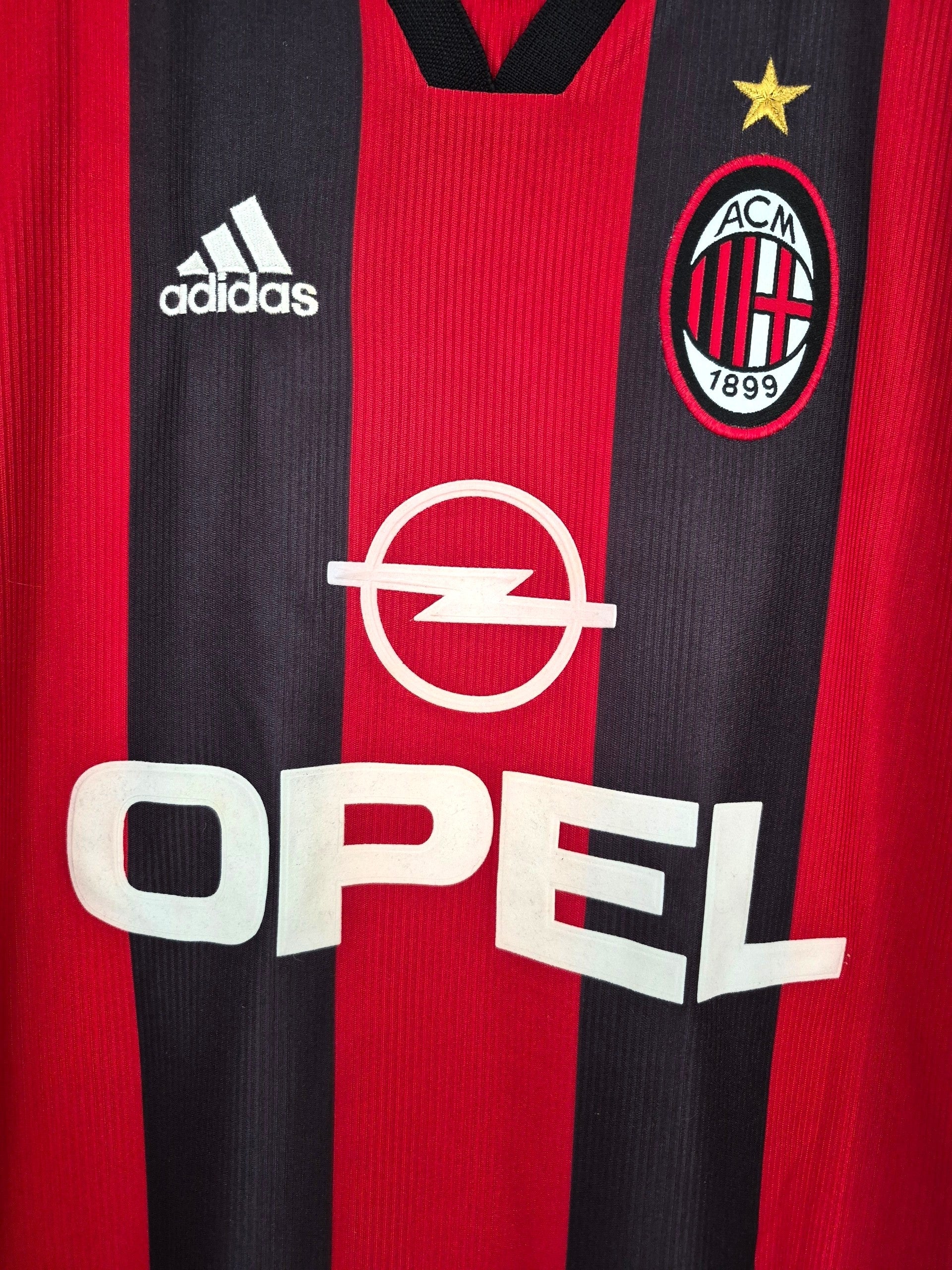 AC Milan 1998-2000 Maldini Home Shirt (M/L)