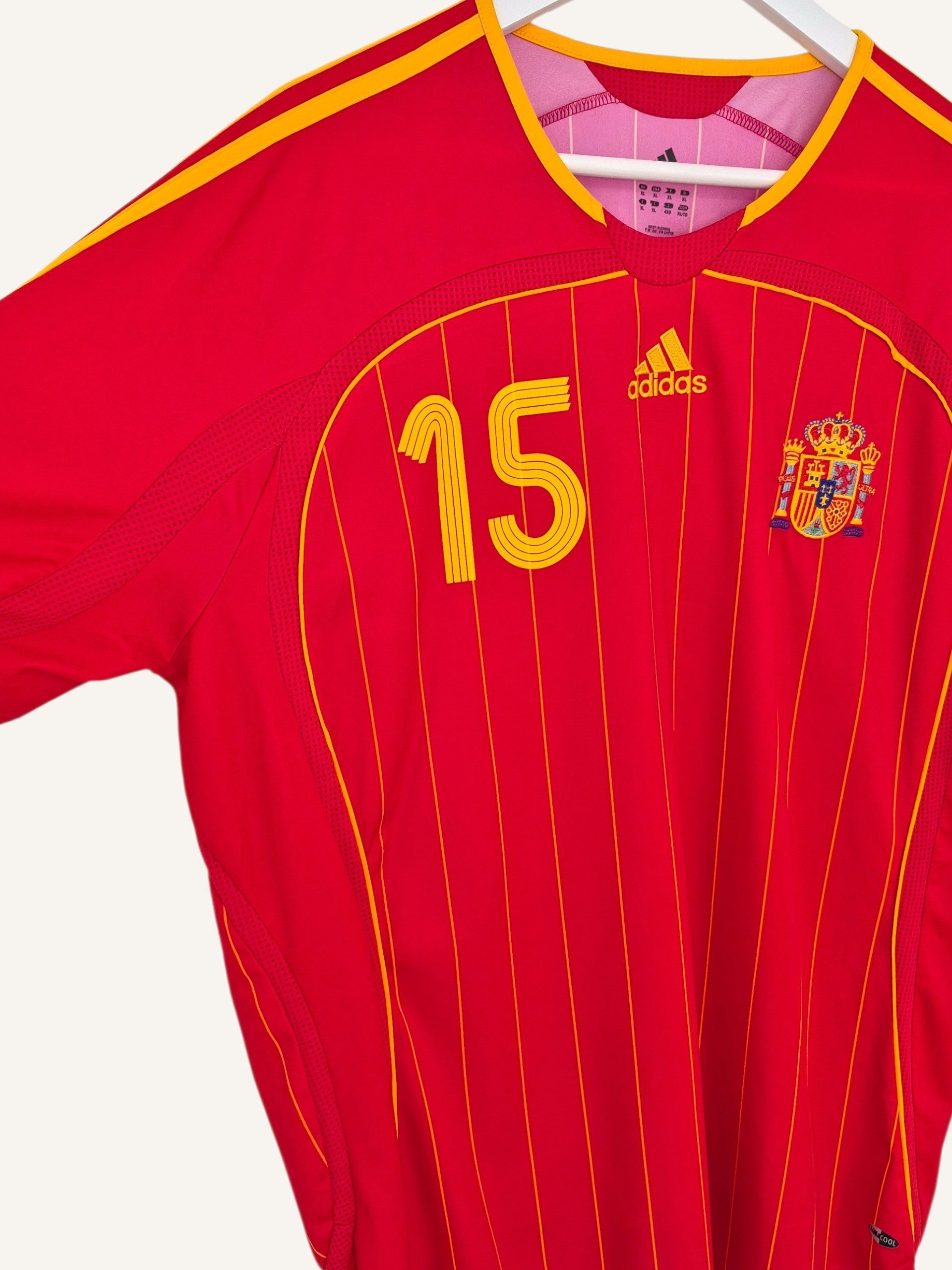 Spain 2006 Sergio Ramos World Cup Home Shirt (XL)