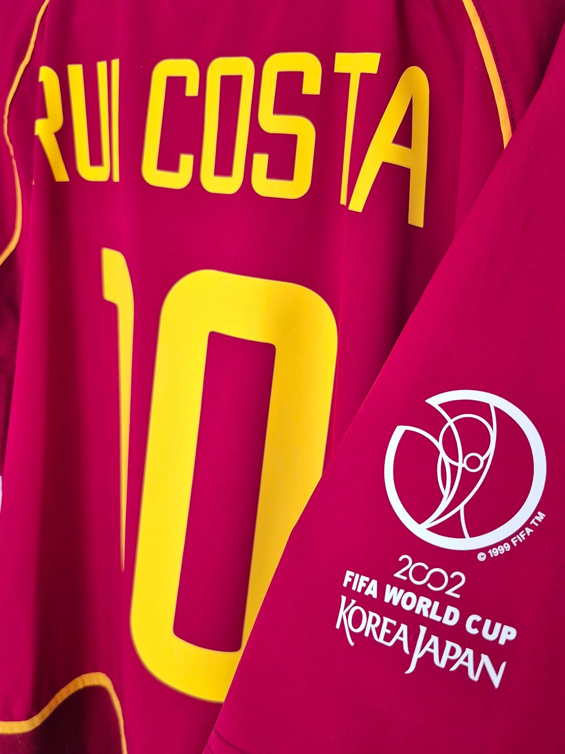 Portugal 2002-2004 Rui Costa World Cup Home Shirt (XL)