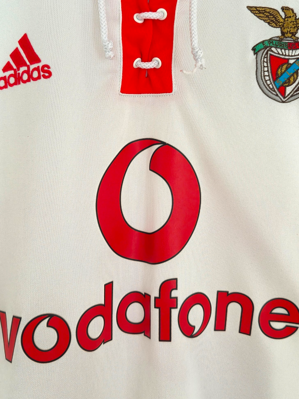 Benfica Lisbon 2003-2004 Fehér Anniversary Away Shirt (L)